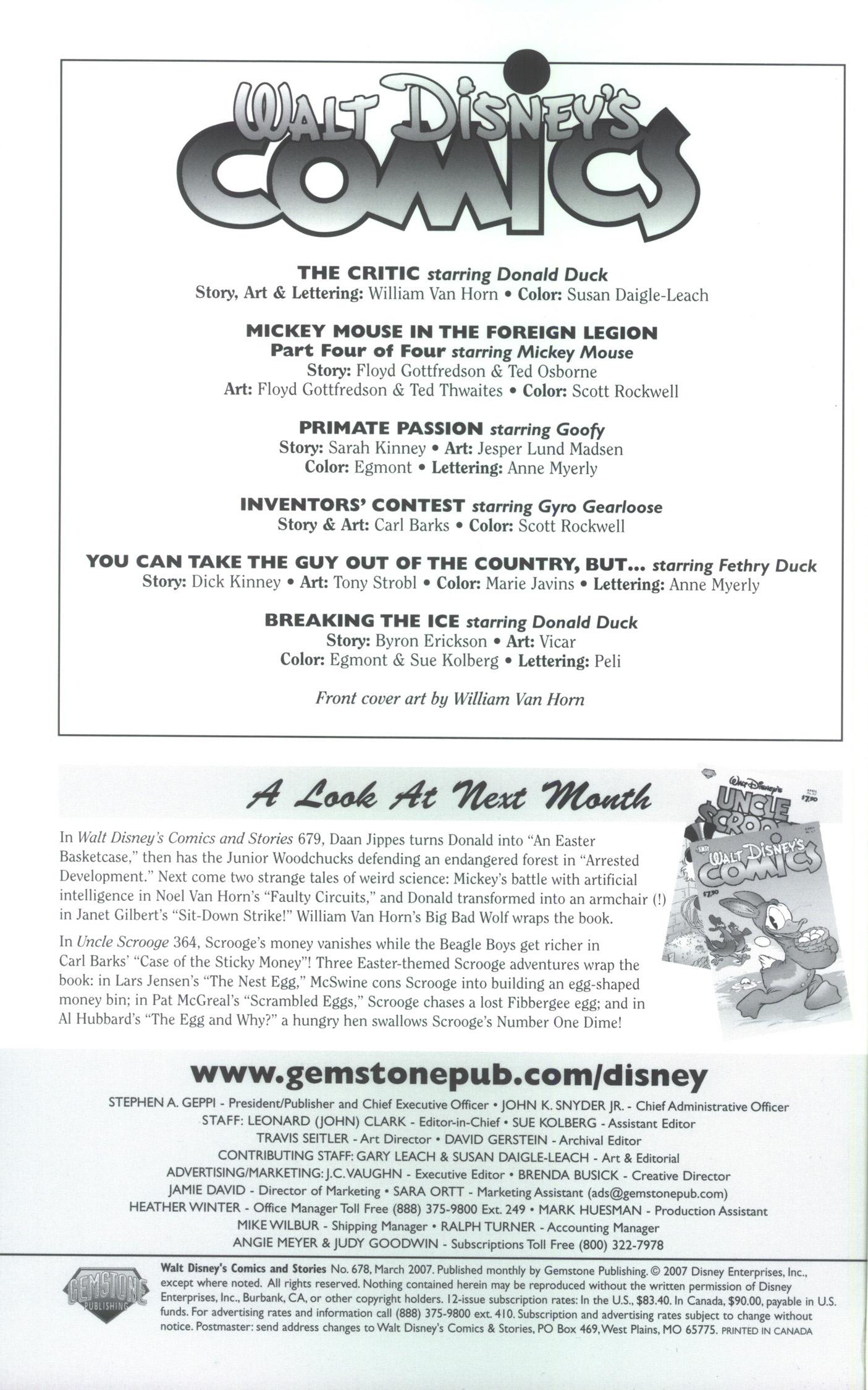 Read online Walt Disney's Comics and Stories comic -  Issue #678 - 2