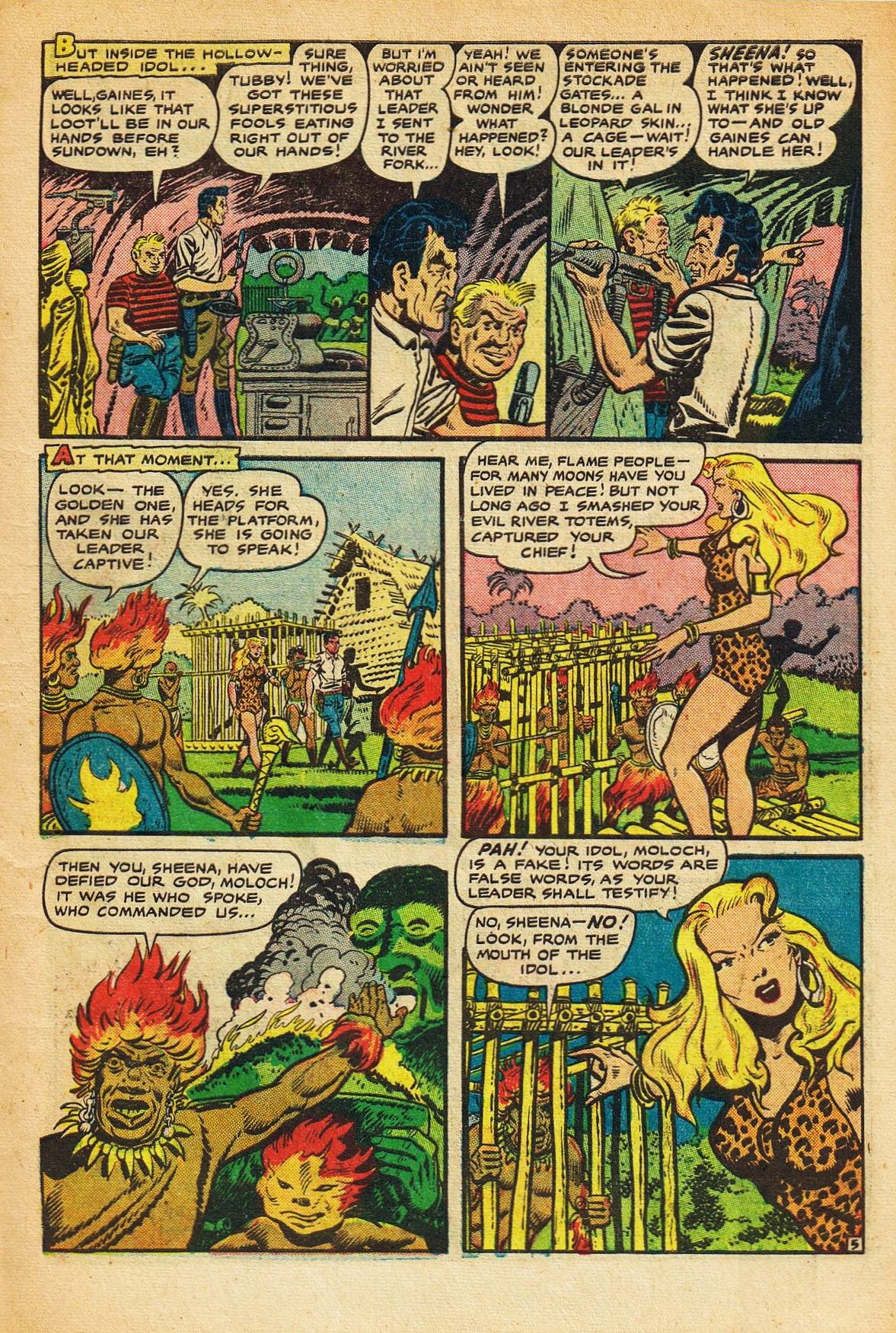 Read online Sheena, Queen of the Jungle (1942) comic -  Issue #11 - 7