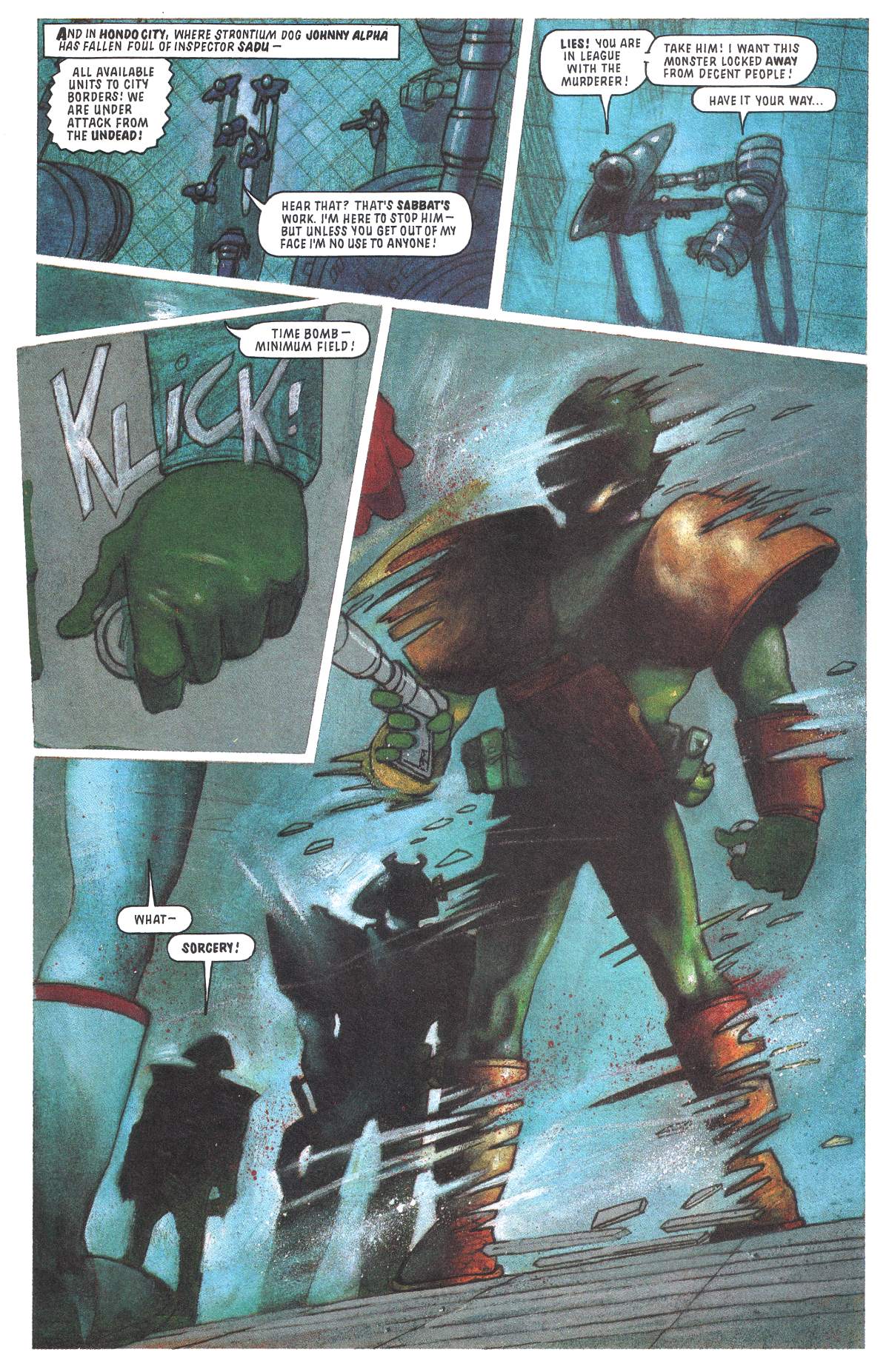 Read online Judge Dredd: The Megazine (vol. 2) comic -  Issue #5 - 7