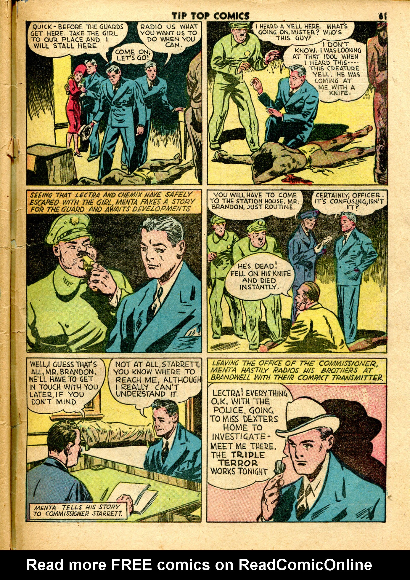 Read online Tip Top Comics comic -  Issue #62 - 63