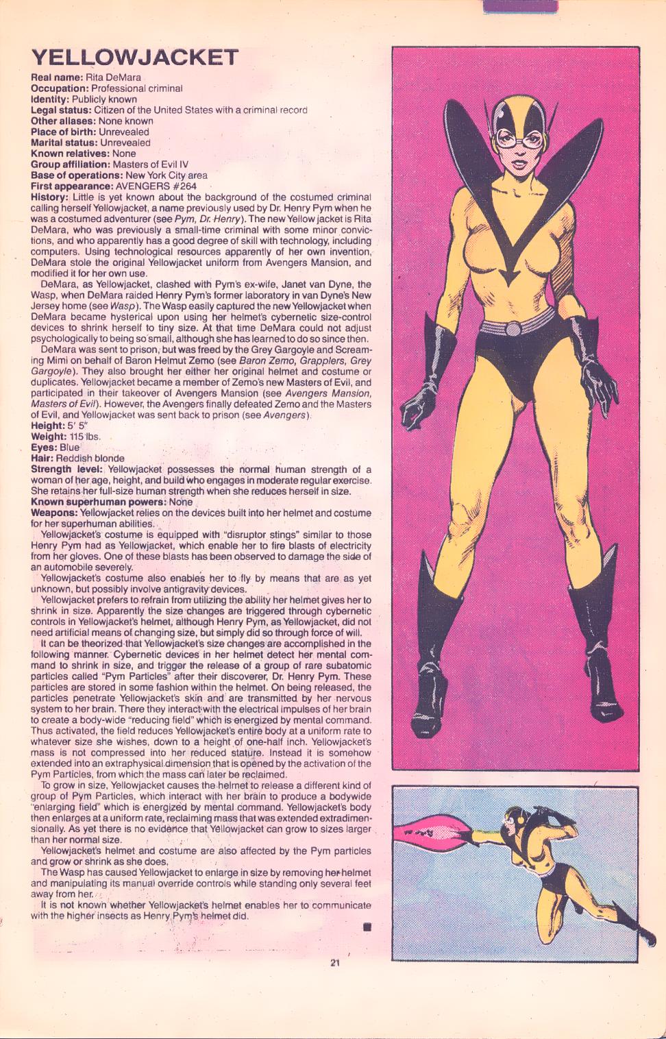 Read online The Official Handbook of the Marvel Universe Deluxe Edition comic -  Issue #15 - 23