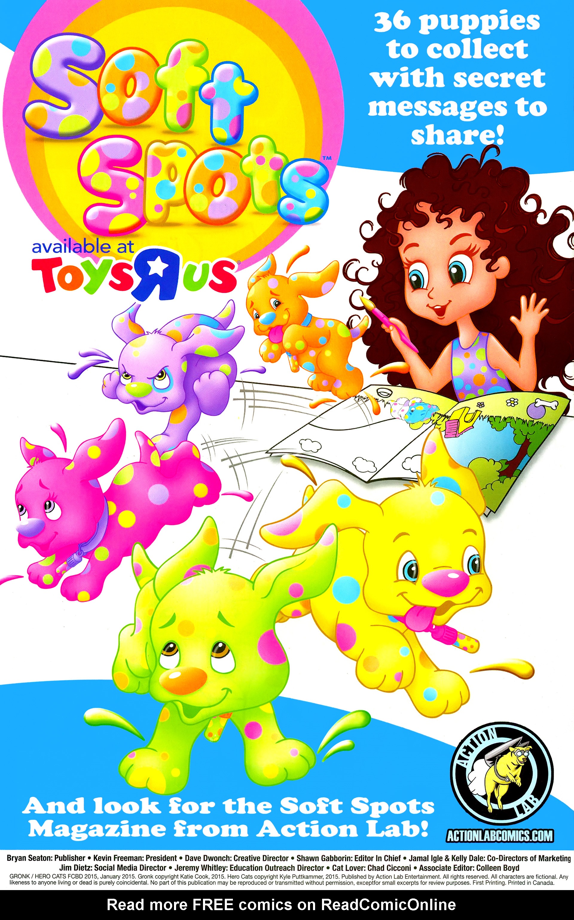 Read online Free Comic Book Day 2015 comic -  Issue # Gronk-Hero Cats - 2