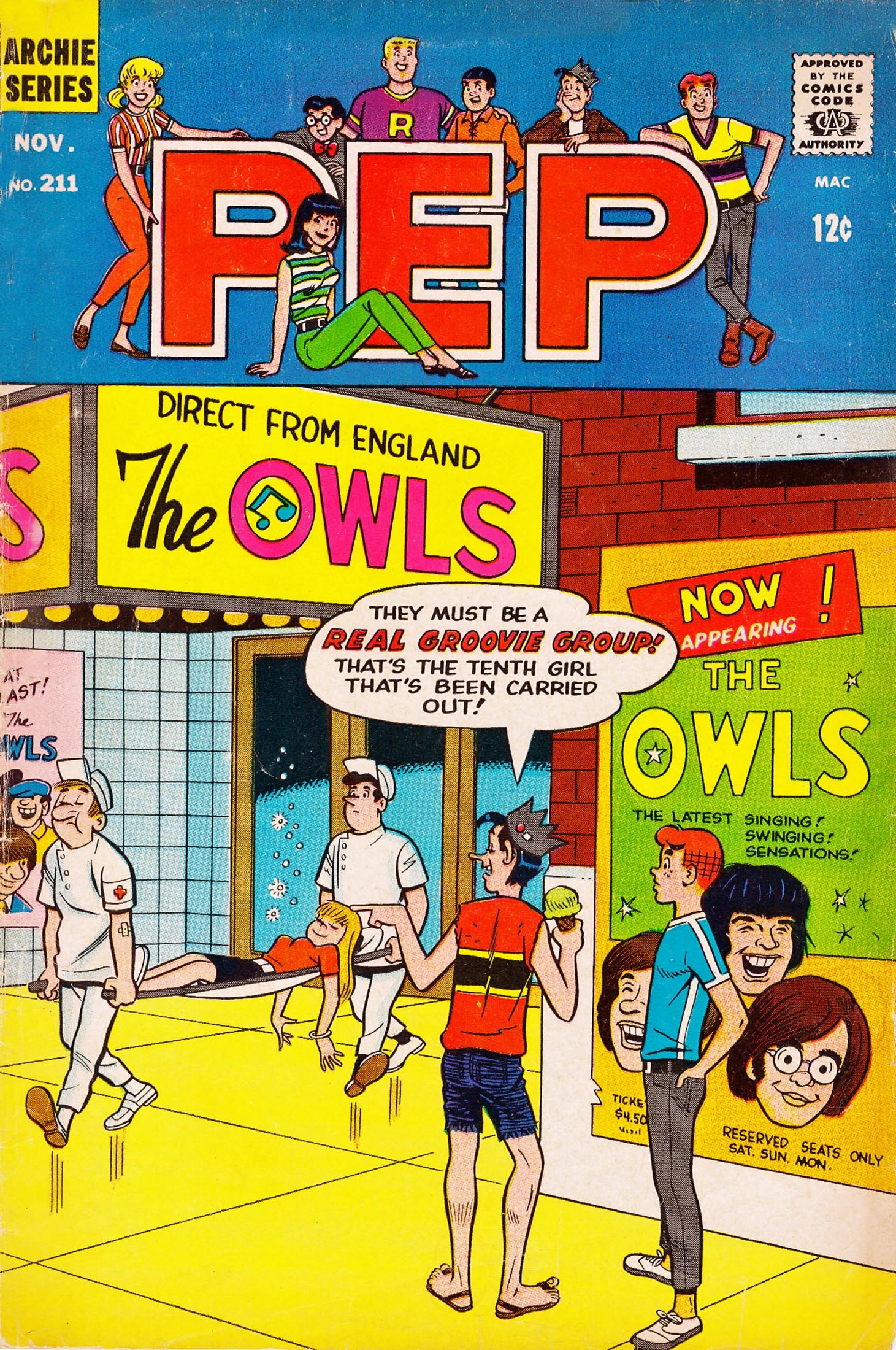 Read online Pep Comics comic -  Issue #211 - 1