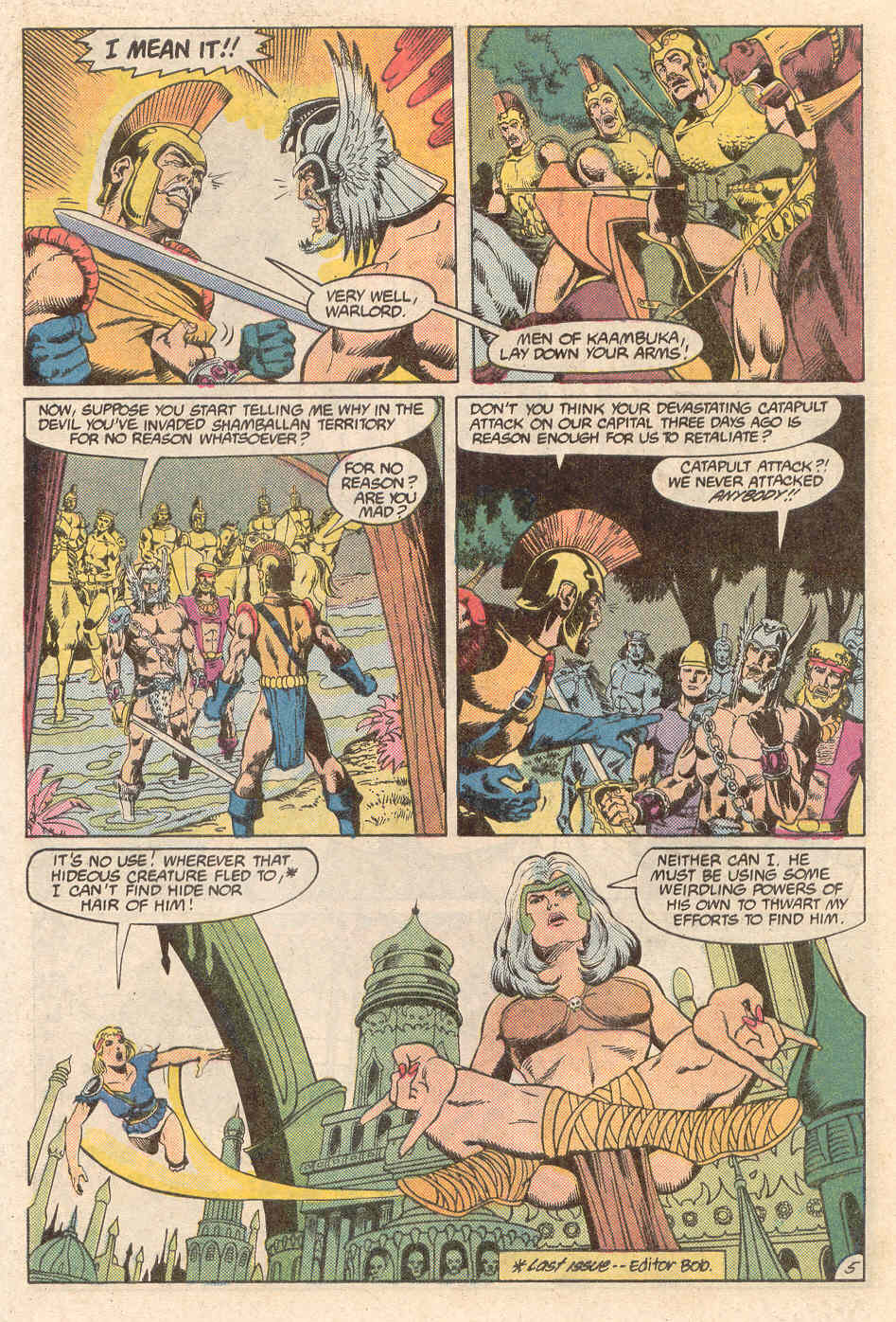 Read online Warlord (1976) comic -  Issue #121 - 5