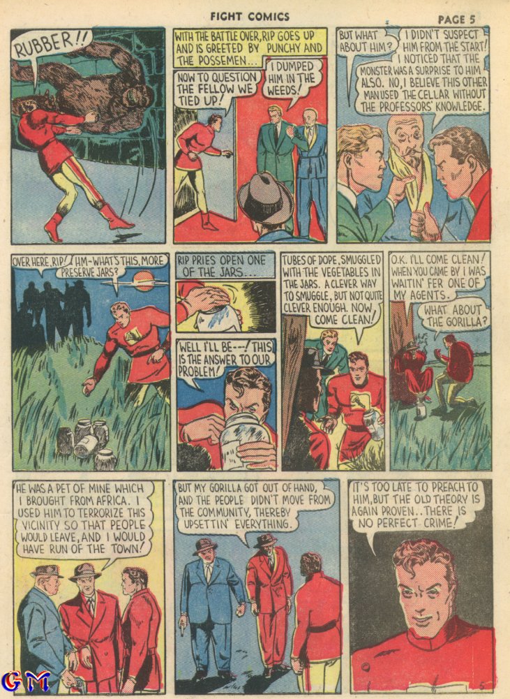 Read online Fight Comics comic -  Issue #5 - 8