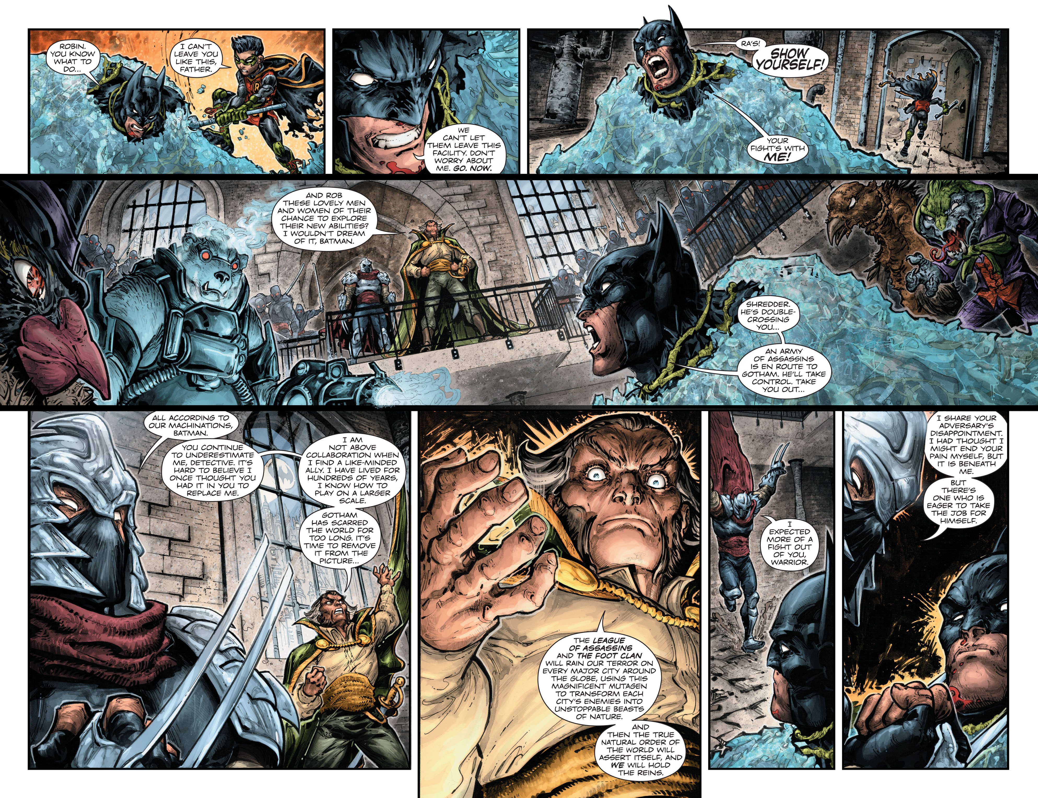 Read online Batman/Teenage Mutant Ninja Turtles comic -  Issue #6 - 9