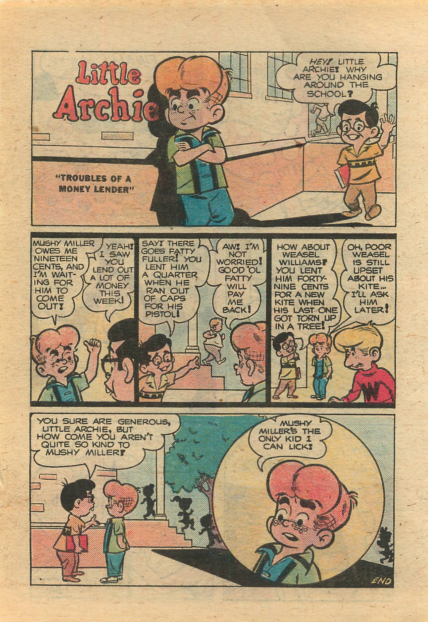 Read online Little Archie Comics Digest Magazine comic -  Issue #3 - 62