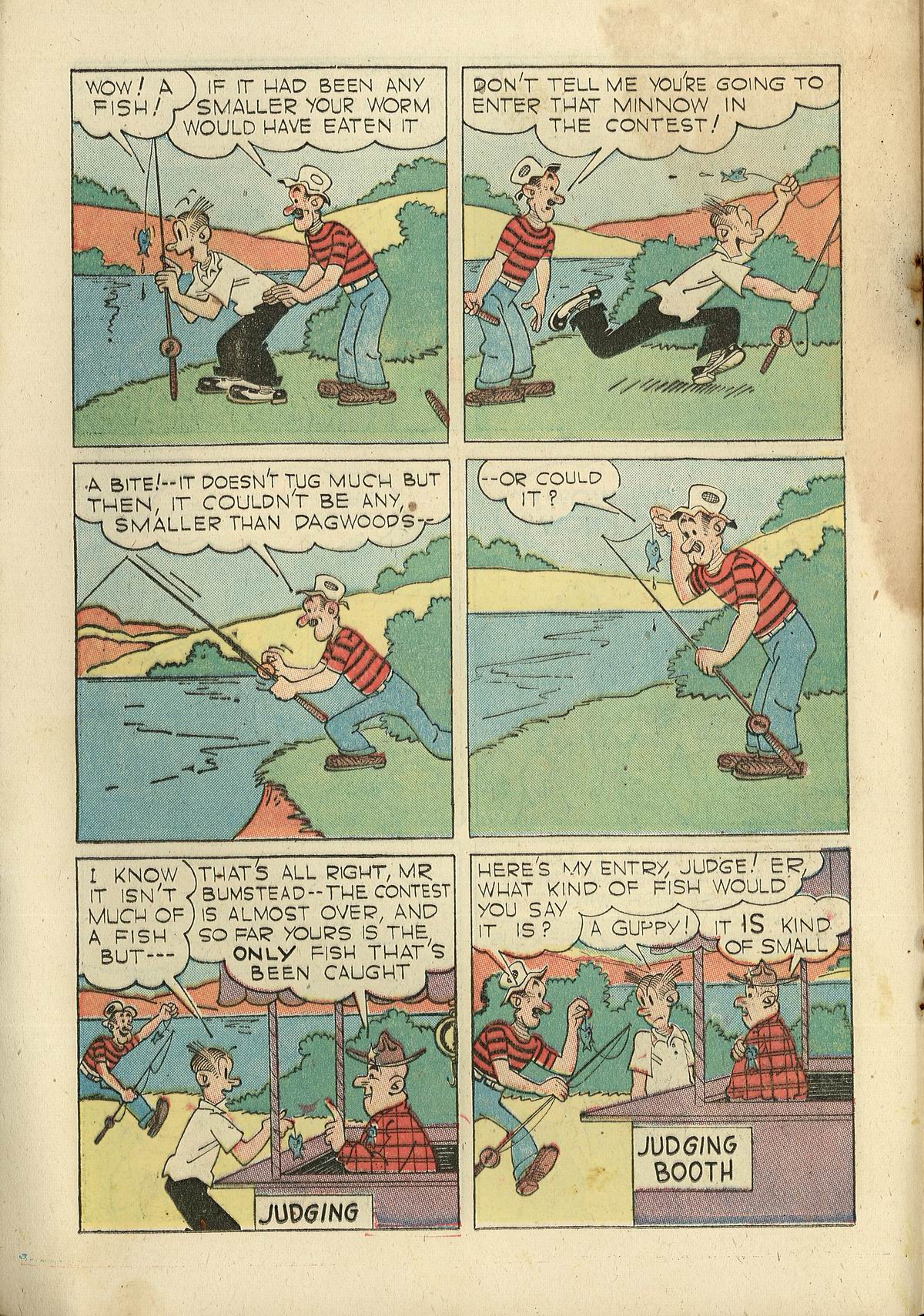 Read online Blondie Comics (1947) comic -  Issue #12 - 12
