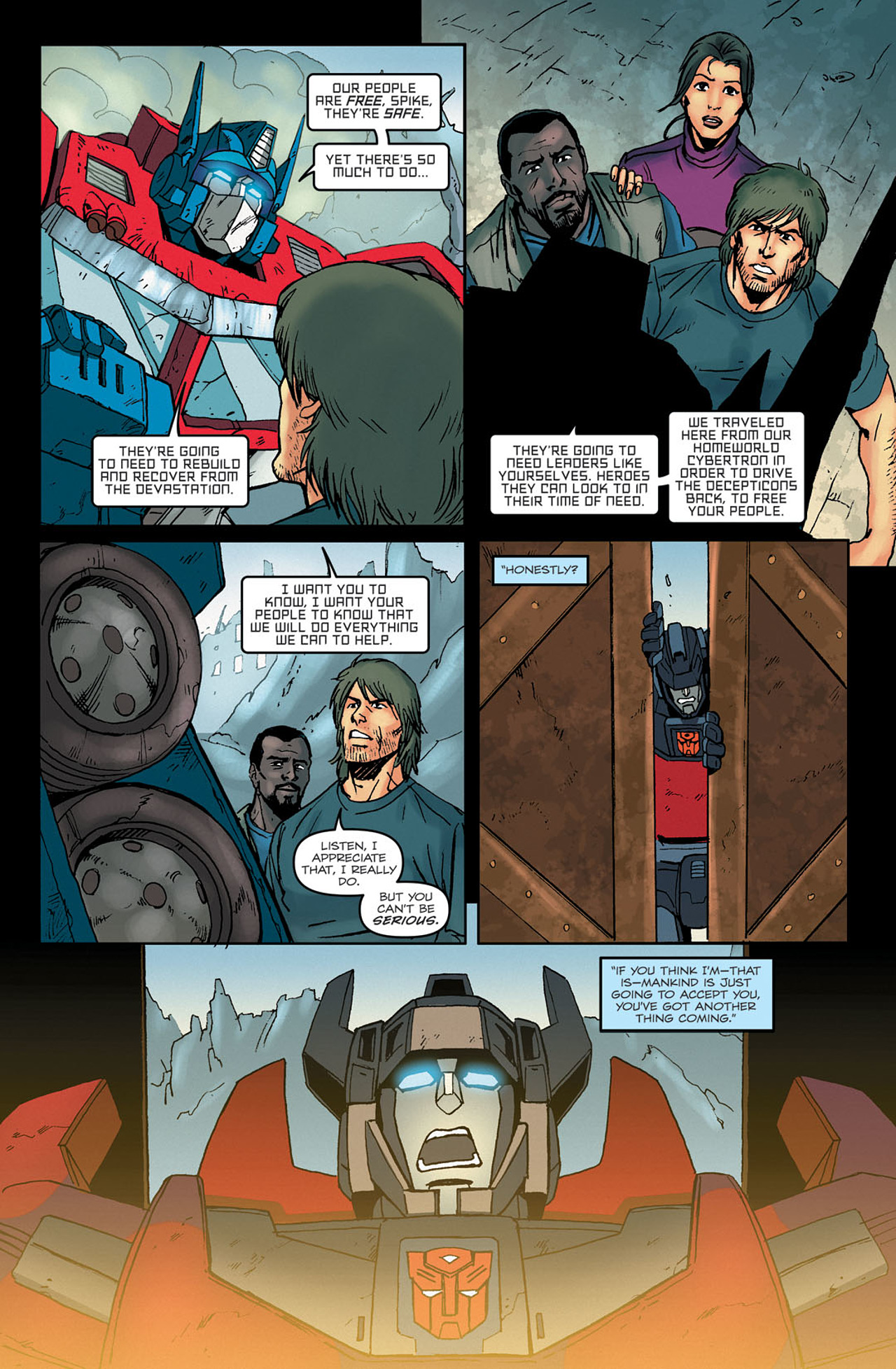 Read online The Transformers: All Hail Megatron comic -  Issue #12 - 25