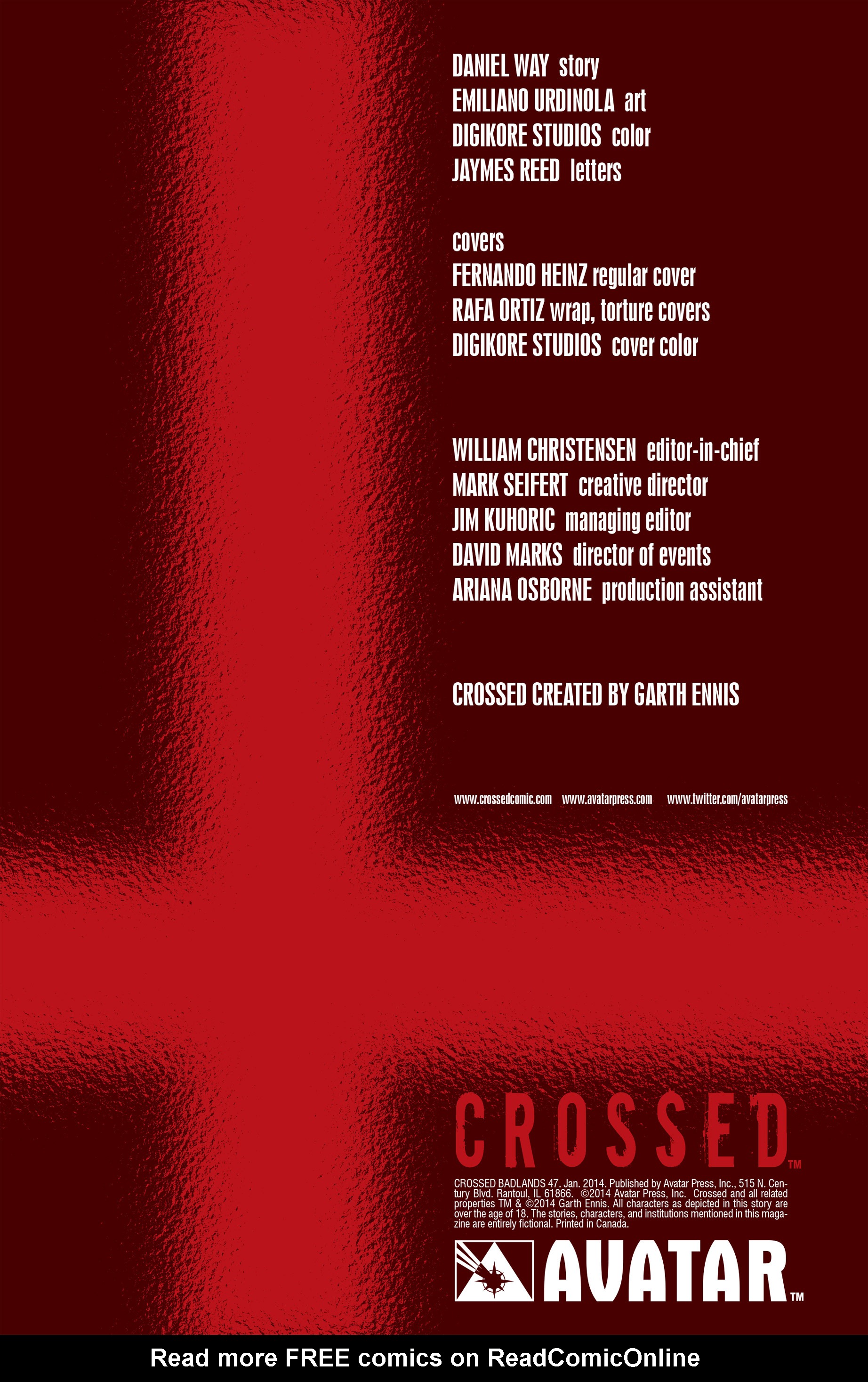 Read online Crossed: Badlands comic -  Issue #47 - 5
