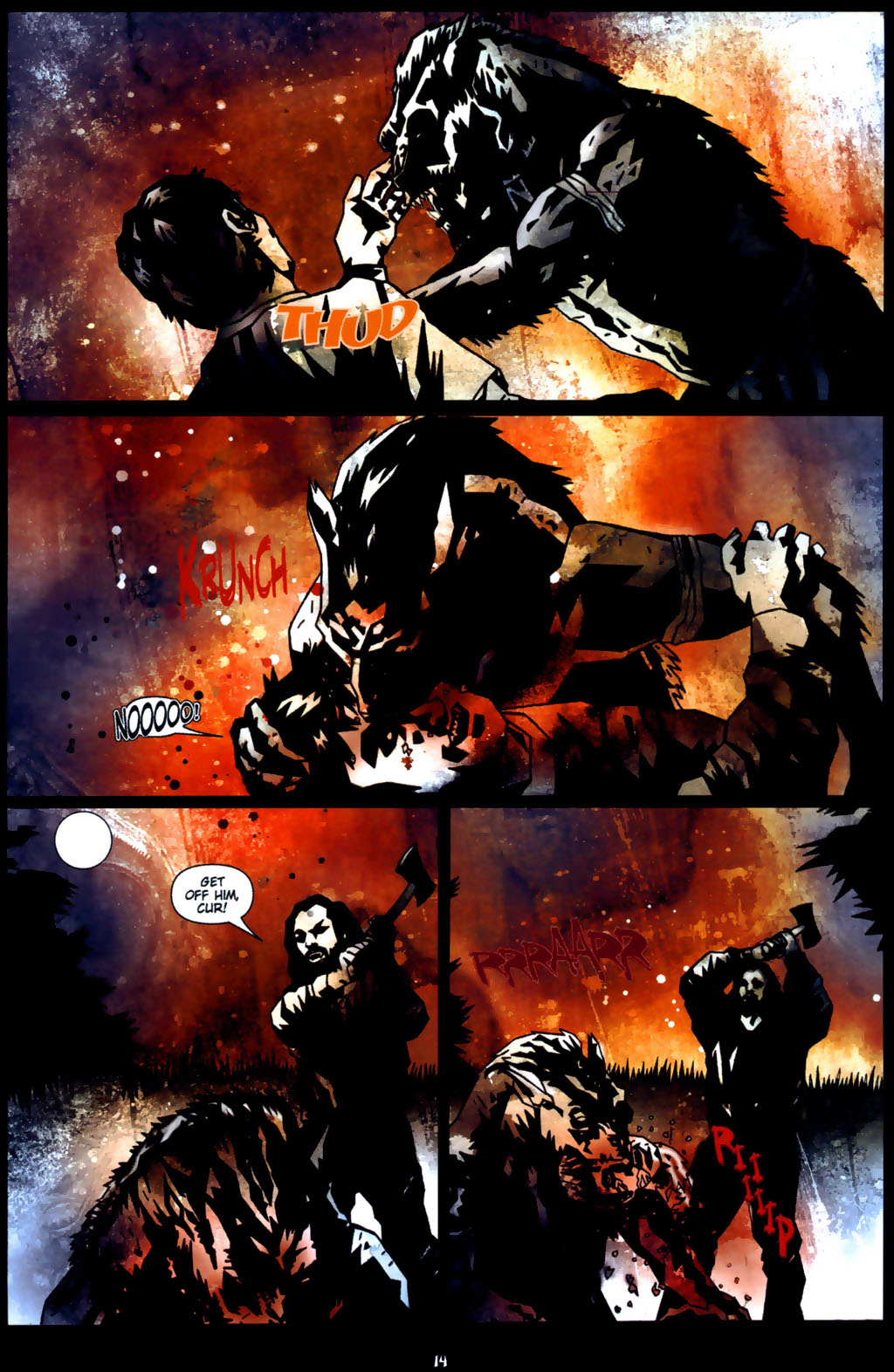 Read online Underworld: Red In Tooth And Claw comic -  Issue #3 - 14
