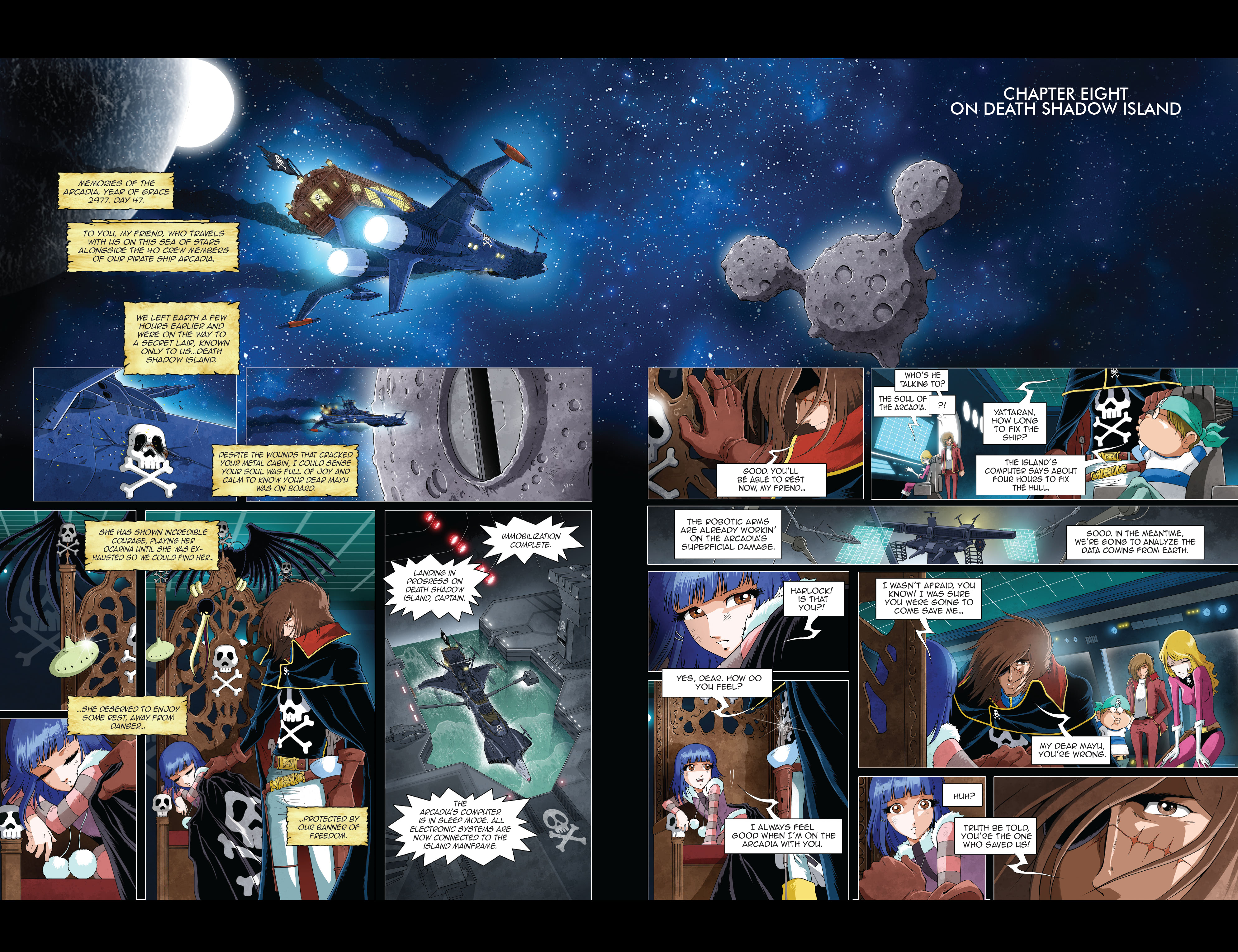 Read online Space Pirate Captain Harlock comic -  Issue #5 - 8