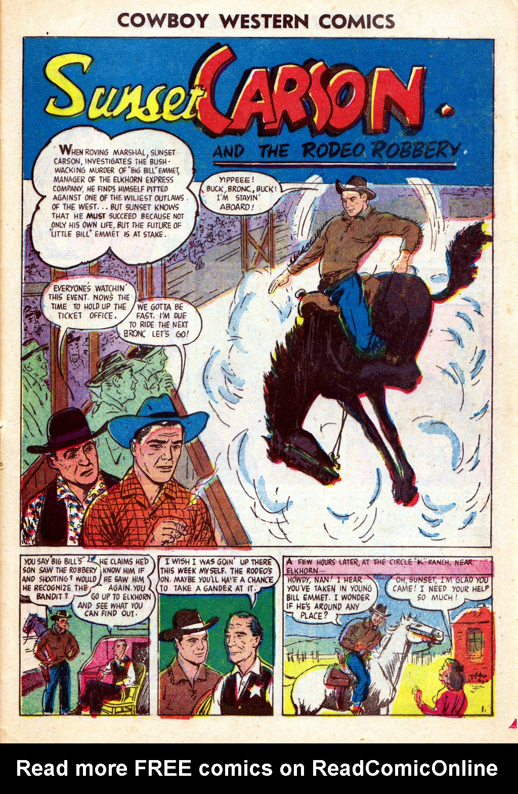Read online Cowboy Western Comics (1948) comic -  Issue #35 - 25