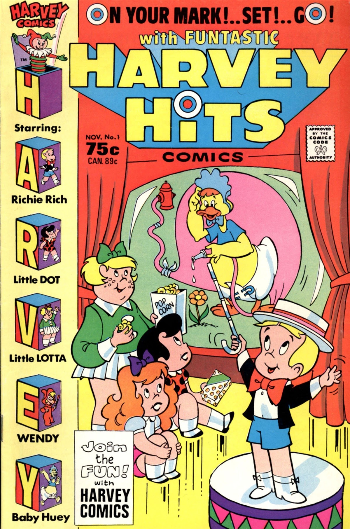 Read online Harvey Hits Comics comic -  Issue #1 - 1