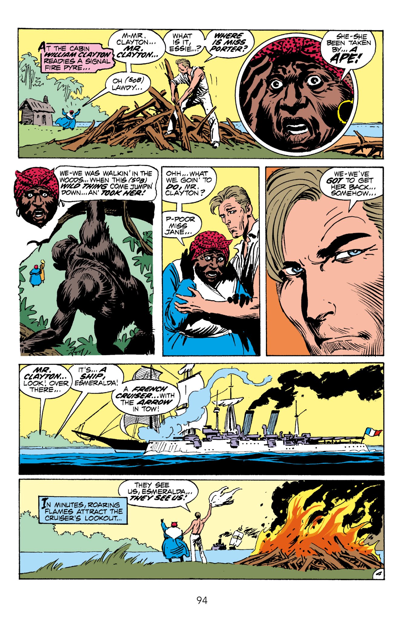 Read online Edgar Rice Burroughs' Tarzan The Joe Kubert Years comic -  Issue # TPB 1 (Part 1) - 93