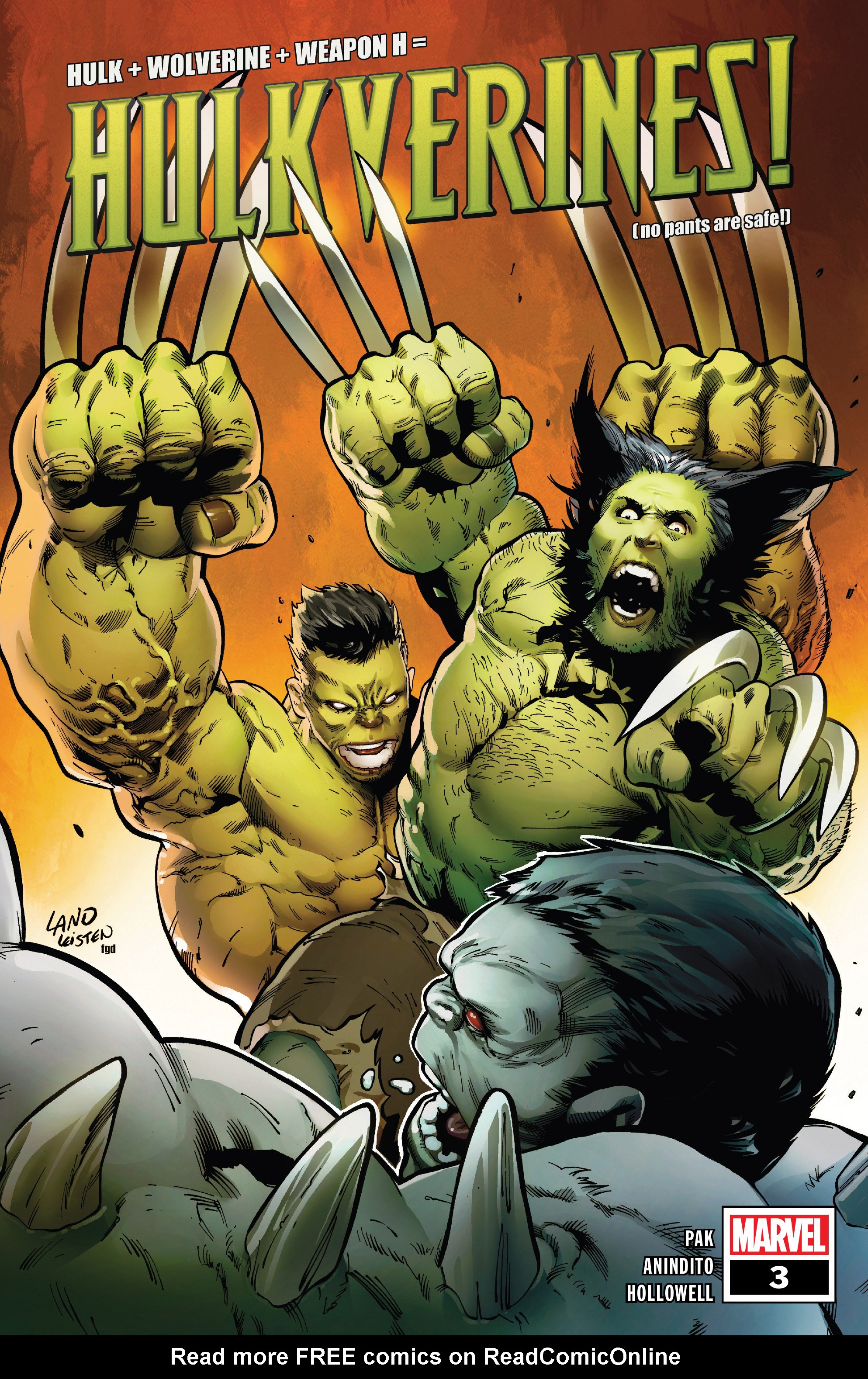 Read online Hulkverines comic -  Issue #3 - 1