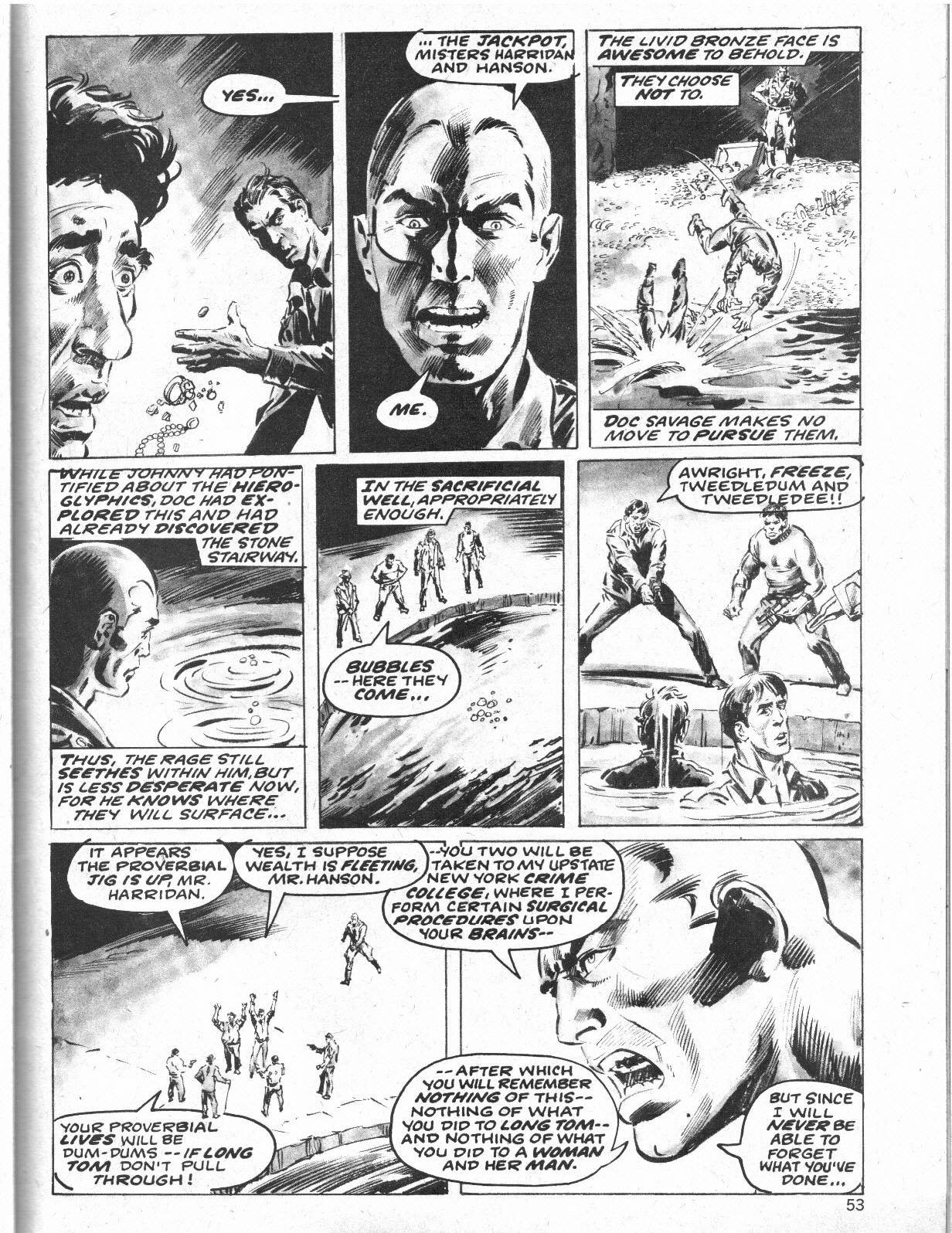 Read online Doc Savage (1975) comic -  Issue #7 - 53