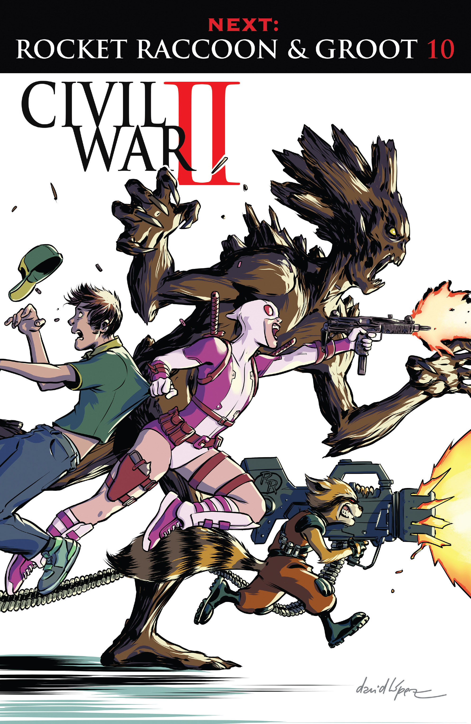 Read online Rocket Raccoon & Groot comic -  Issue #9 - 23
