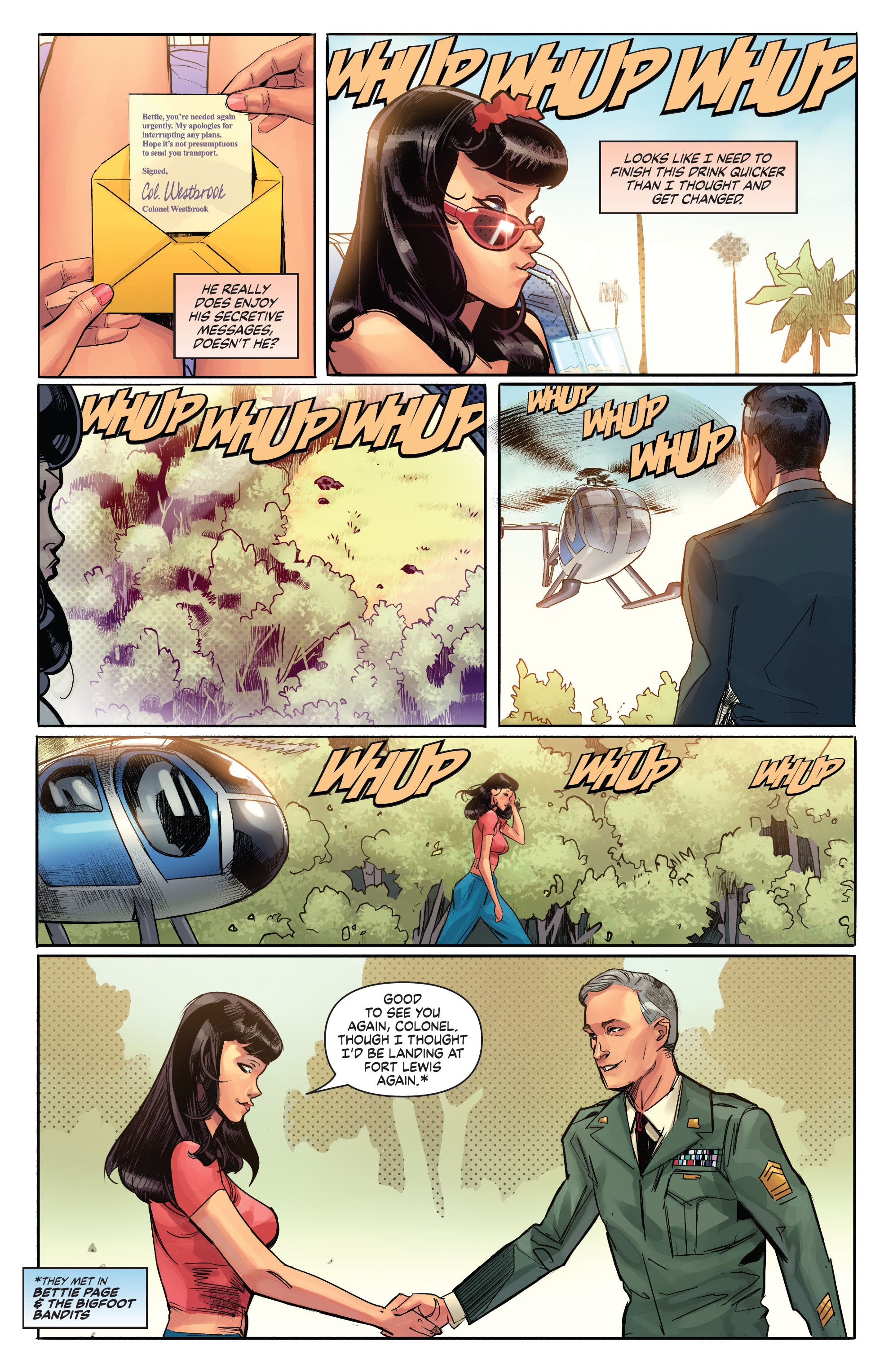 Read online Bettie Page: The Alien Agenda comic -  Issue #1 - 8