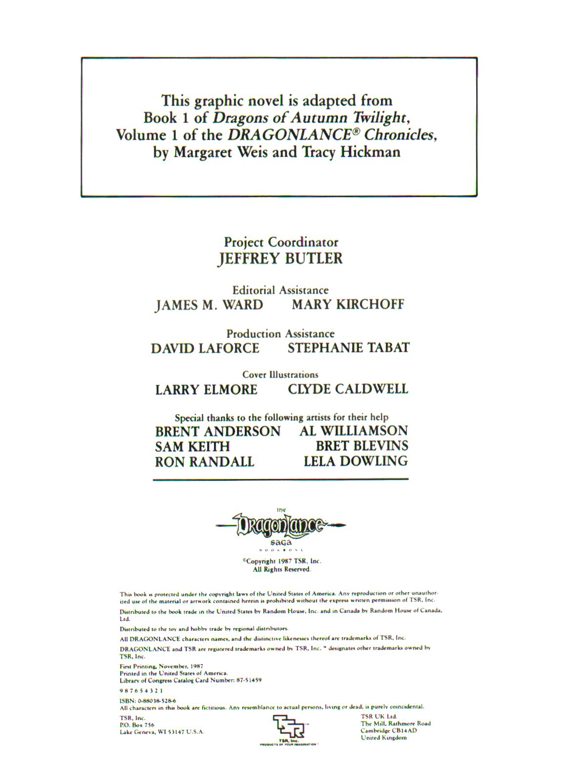 Read online Dragonlance Saga comic -  Issue #1 - 3