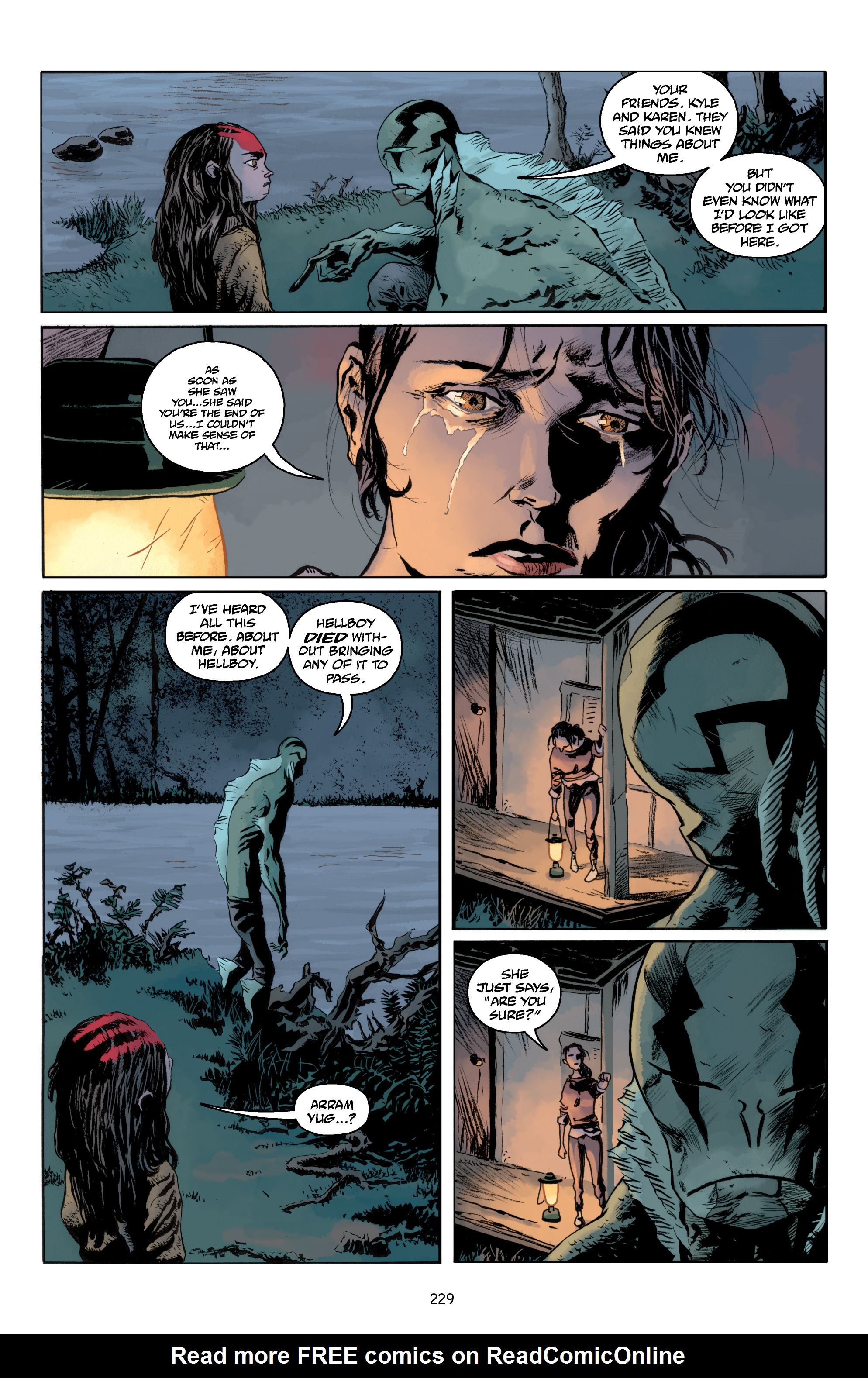Read online Abe Sapien comic -  Issue # _TPB Dark and Terrible 2 (Part 3) - 29