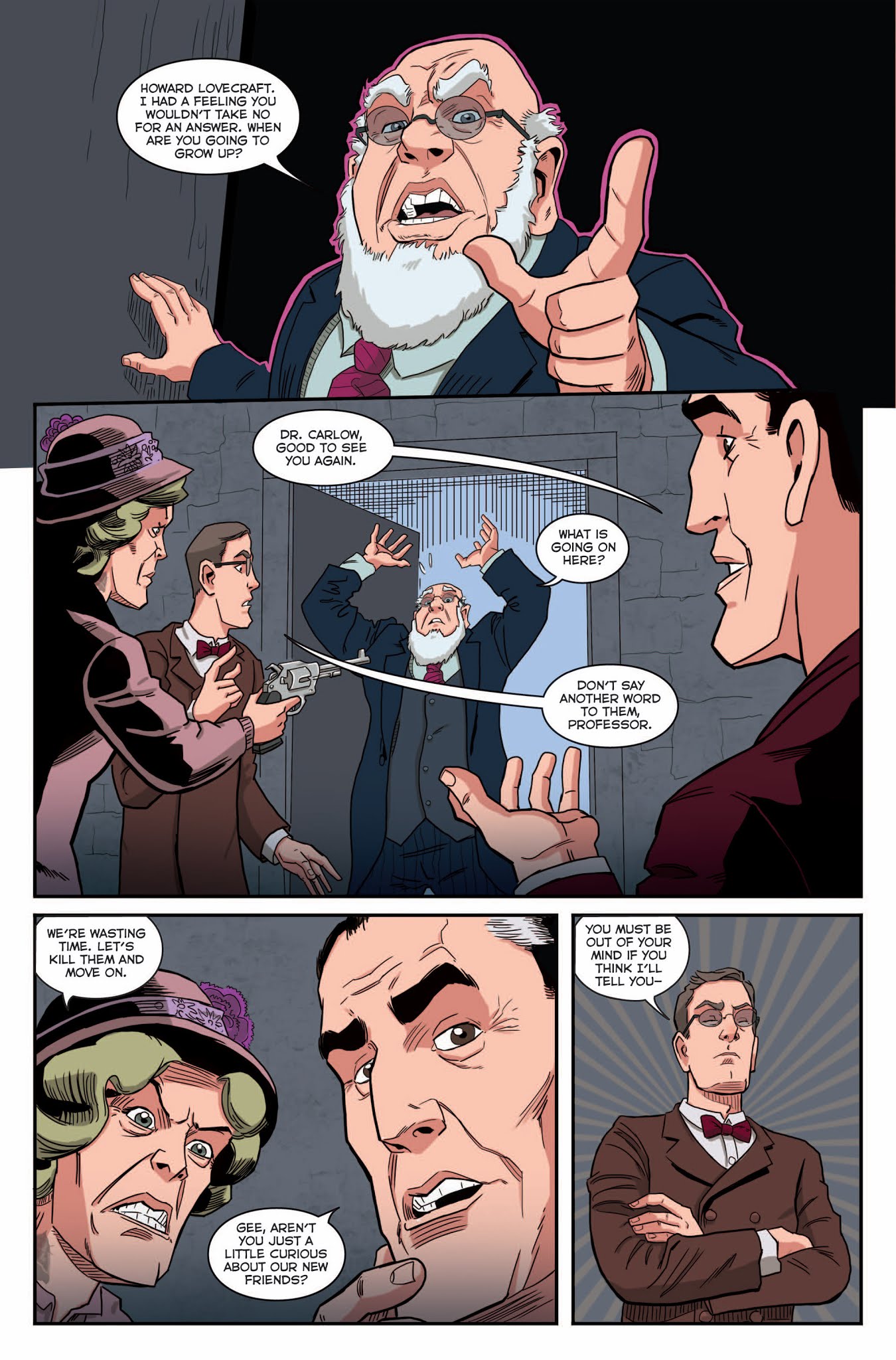 Read online Herald: Lovecraft and Tesla comic -  Issue #3 - 10