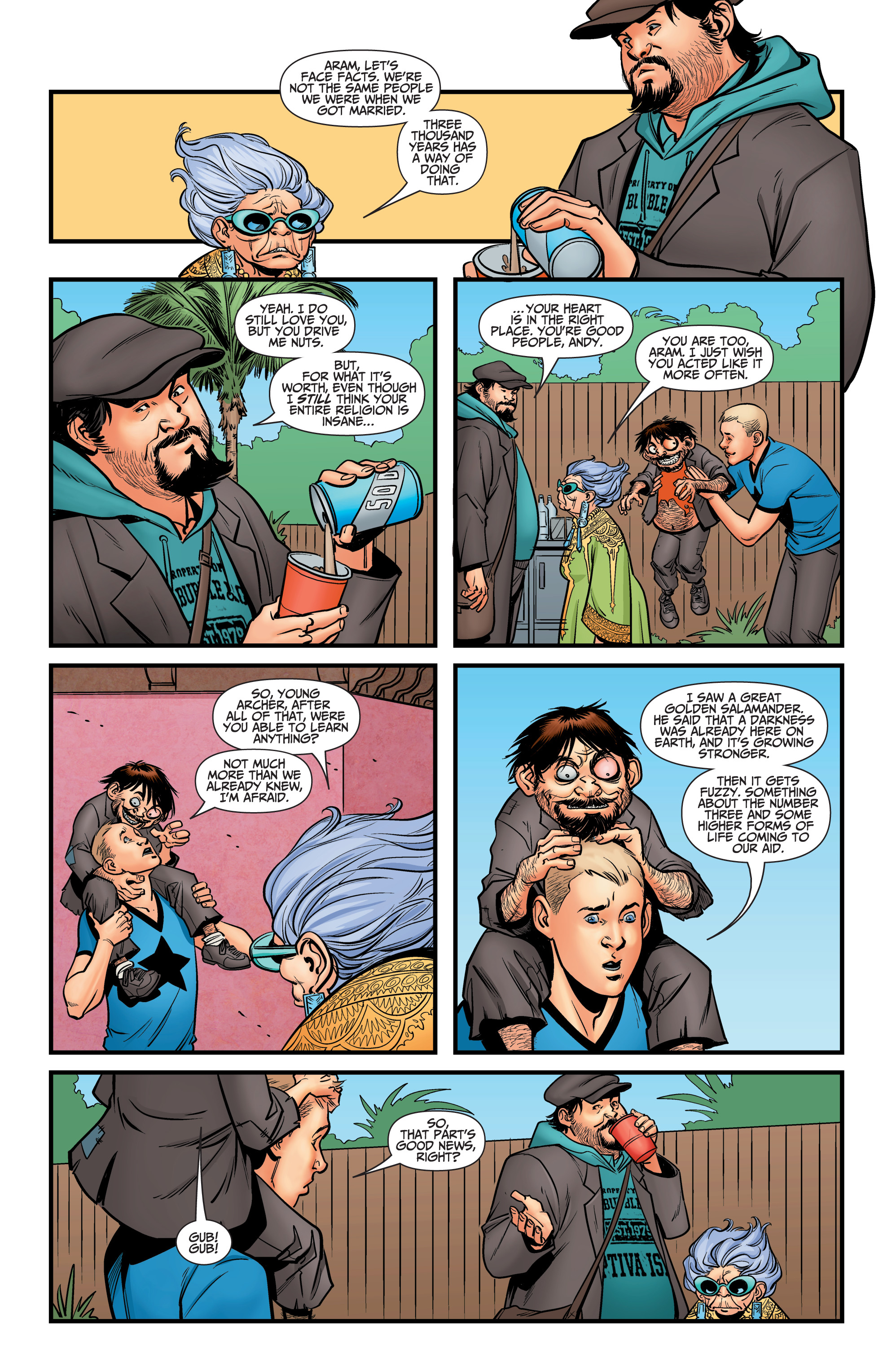 Read online A&A: The Adventures of Archer & Armstrong comic -  Issue #12 - 19