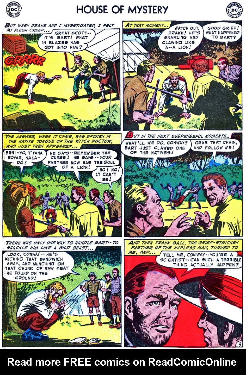 Read online House of Mystery (1951) comic -  Issue #29 - 30