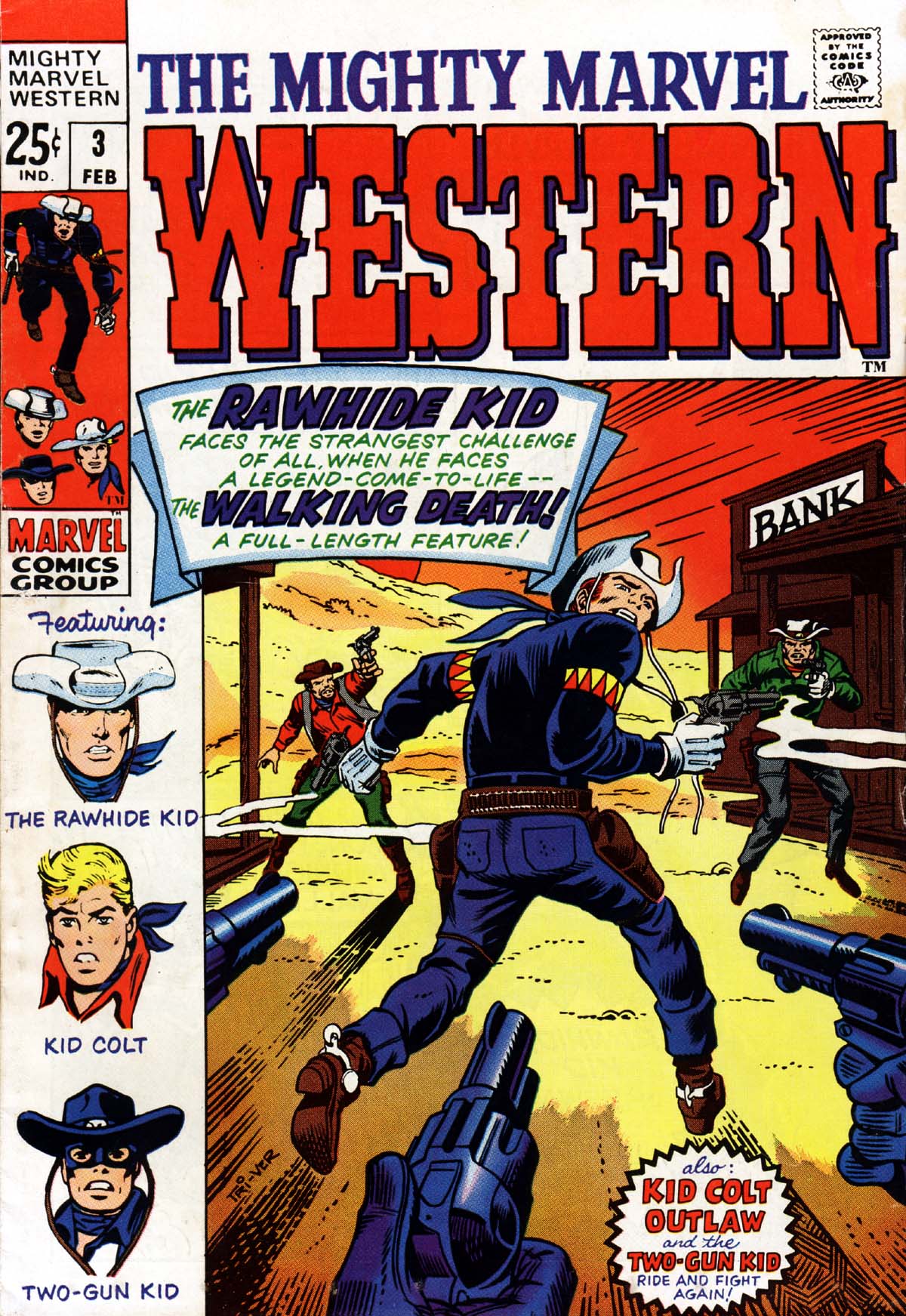 Read online The Mighty Marvel Western comic -  Issue #3 - 1