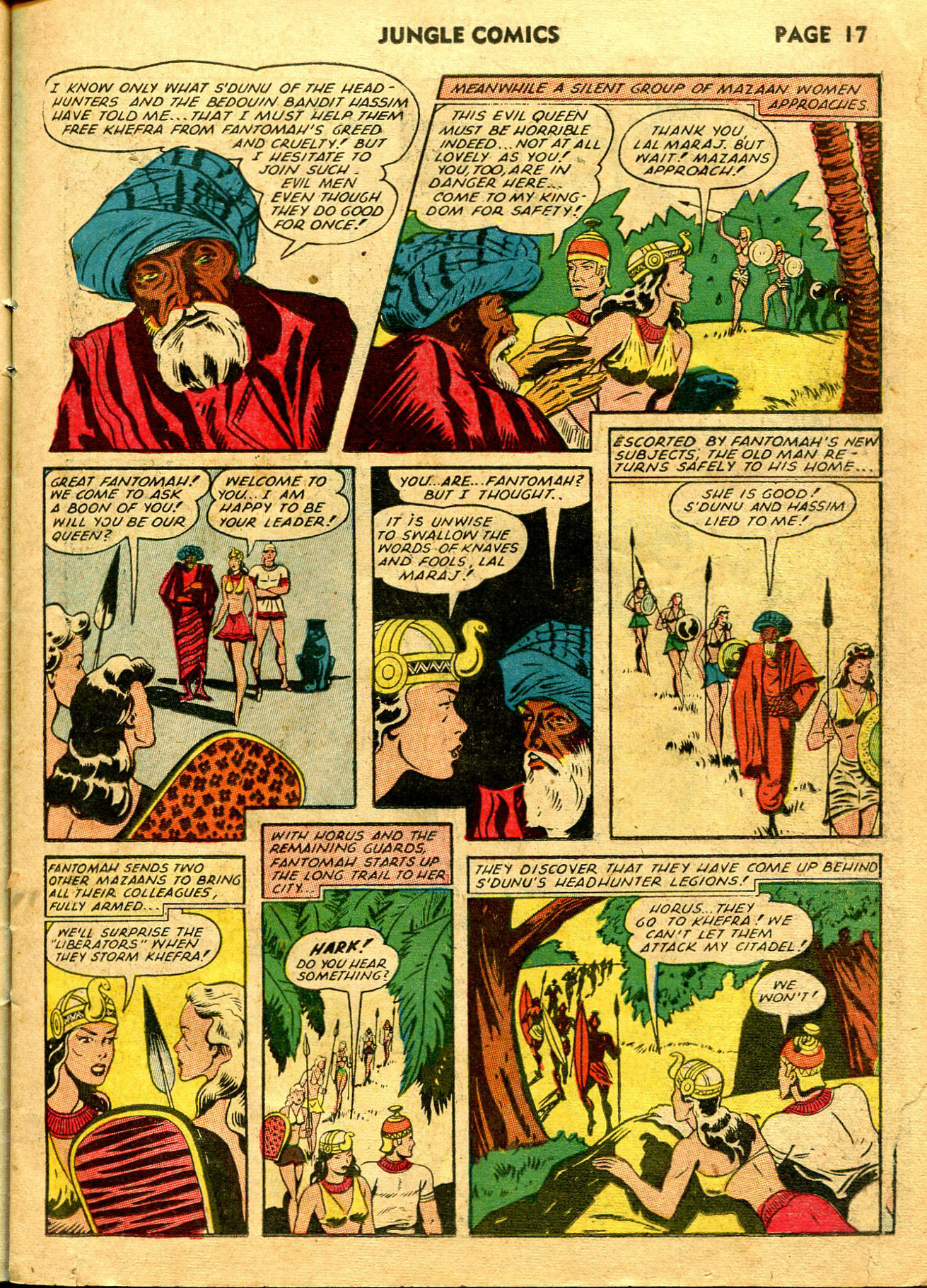 Read online Jungle Comics comic -  Issue #33 - 19