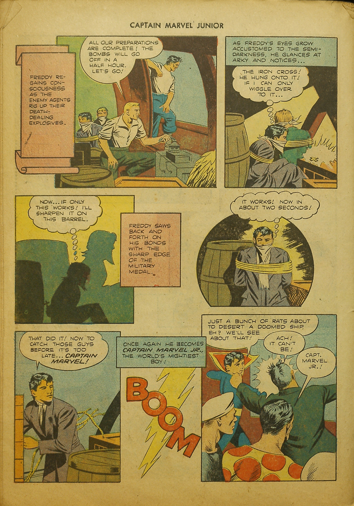 Read online Captain Marvel, Jr. comic -  Issue #19 - 44