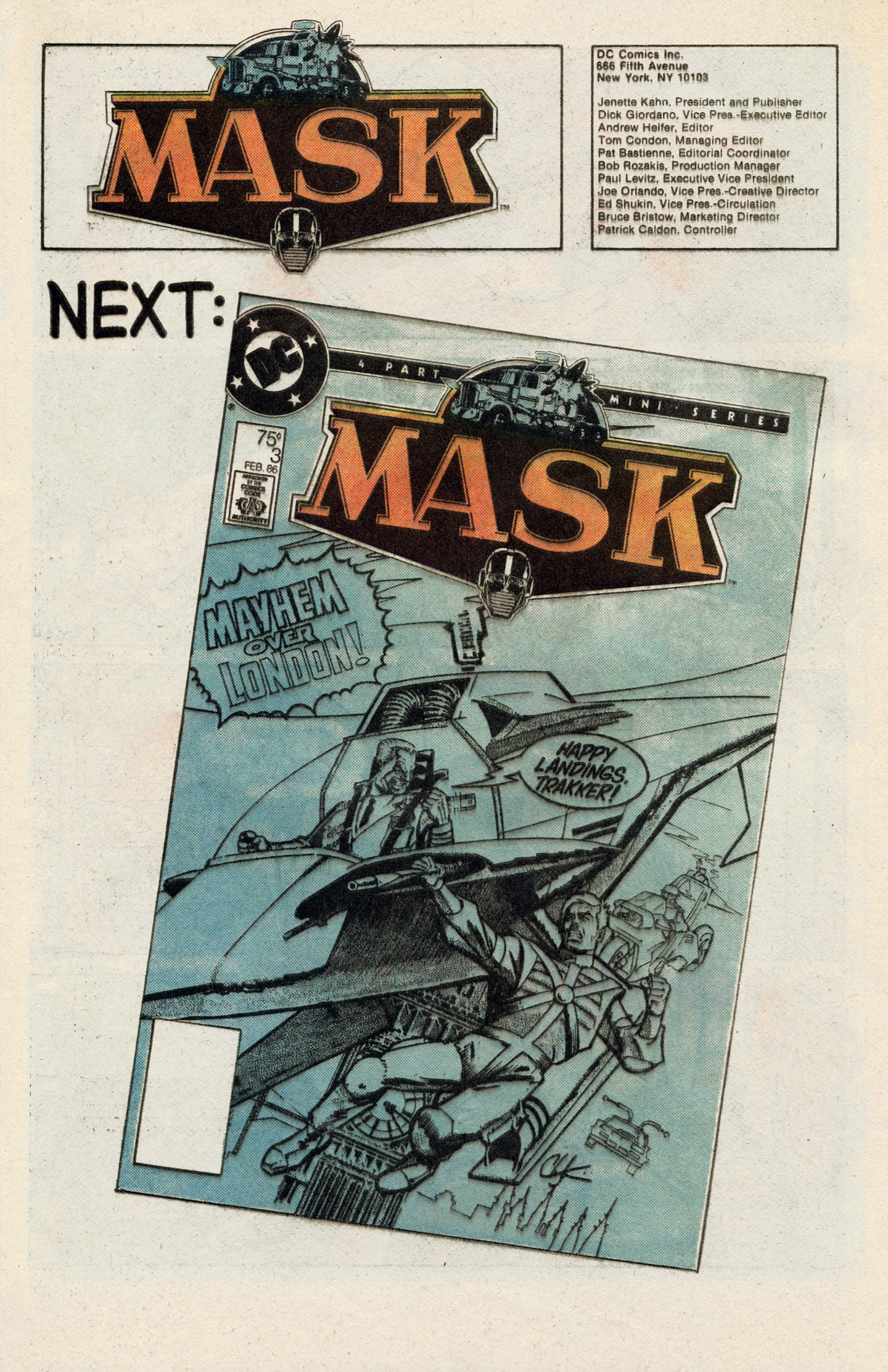 Read online MASK comic -  Issue #2 - 24