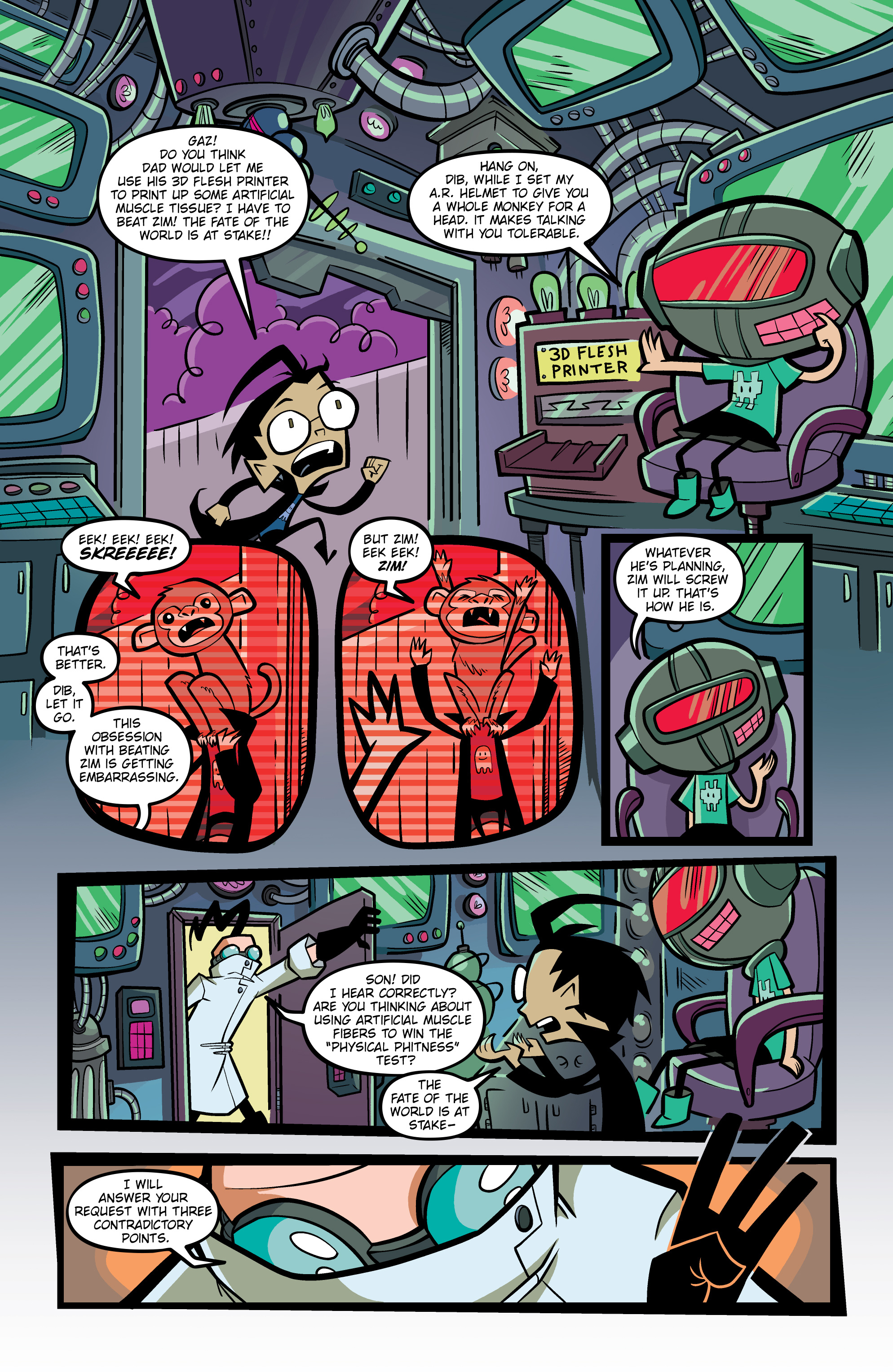 Read online Invader Zim comic -  Issue # _TPB 7 - 13