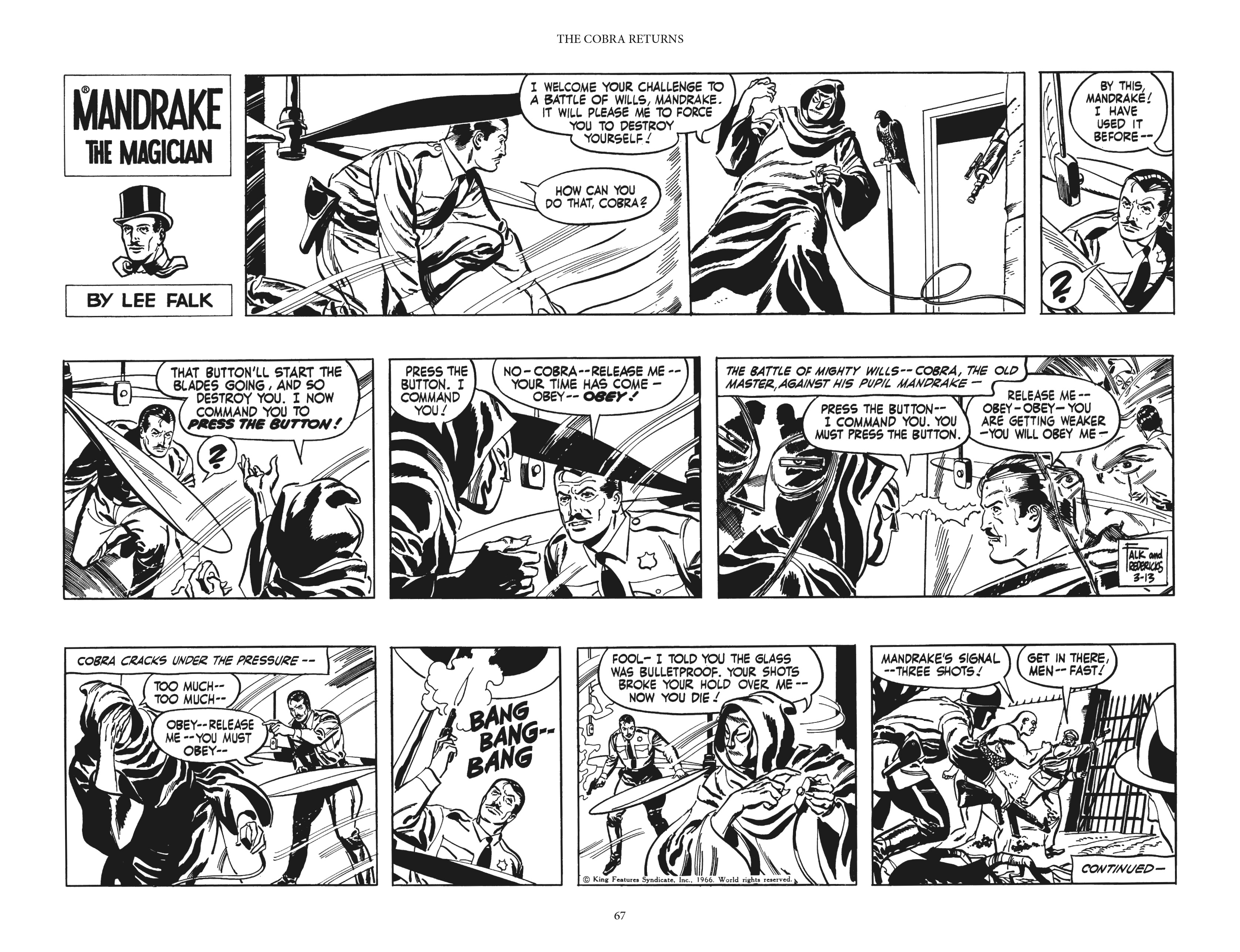 Read online Mandrake the Magician: The Fred Fredricks Sundays comic -  Issue # TPB (Part 1) - 68
