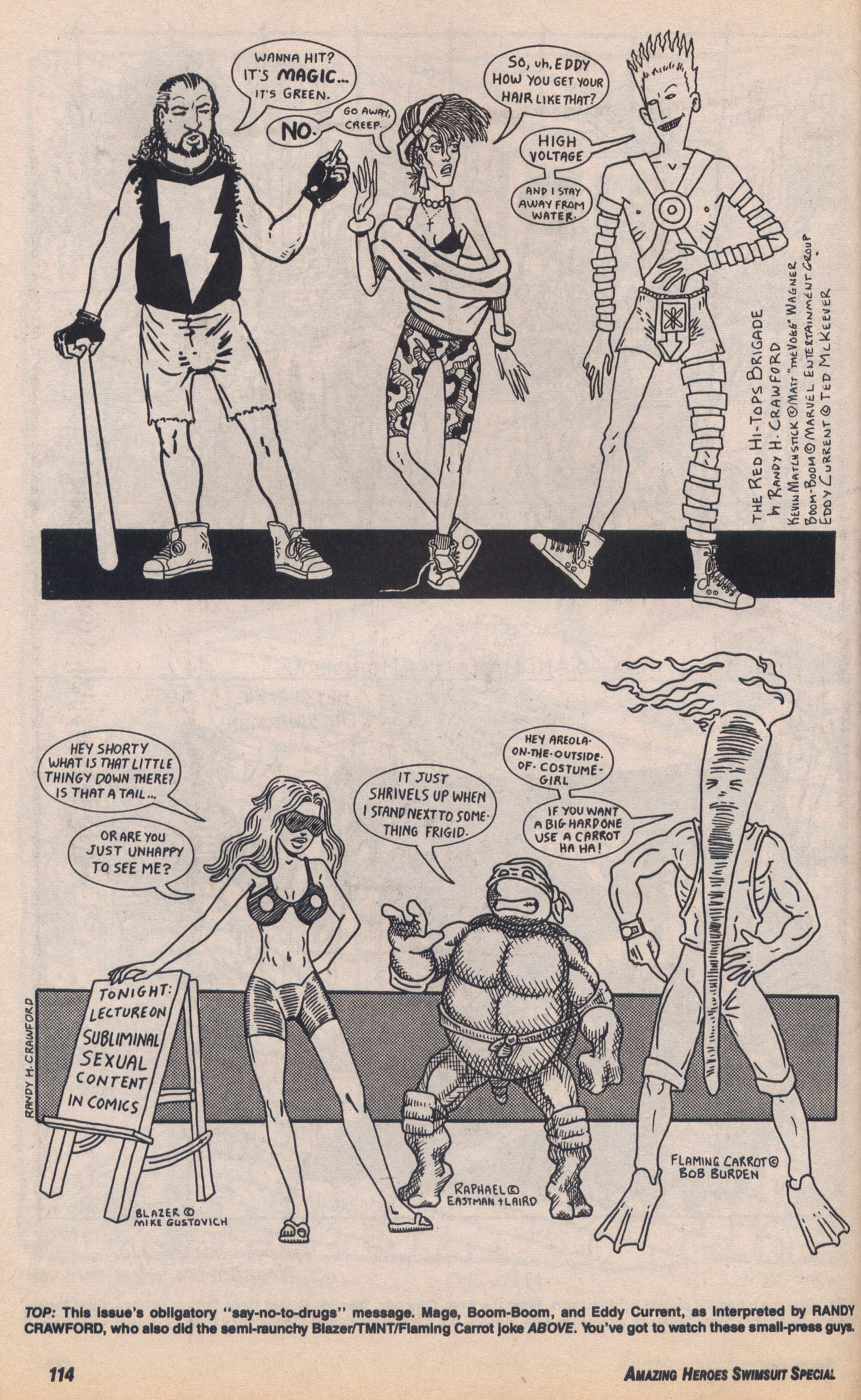 Read online Amazing Heroes Swimsuit Special comic -  Issue # TPB 2 - 113