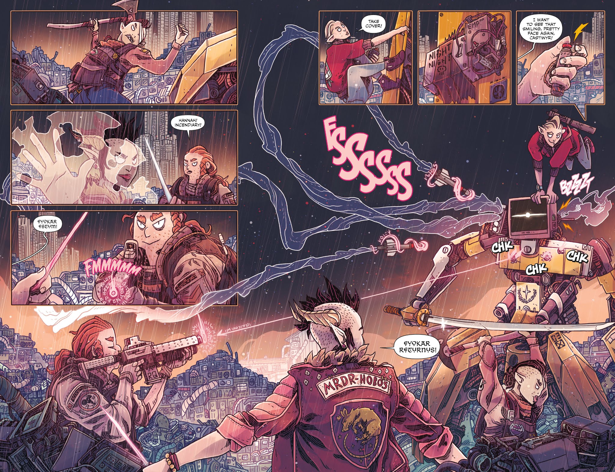 Read online Rat Queens Special: Neon Static comic -  Issue # Full - 22
