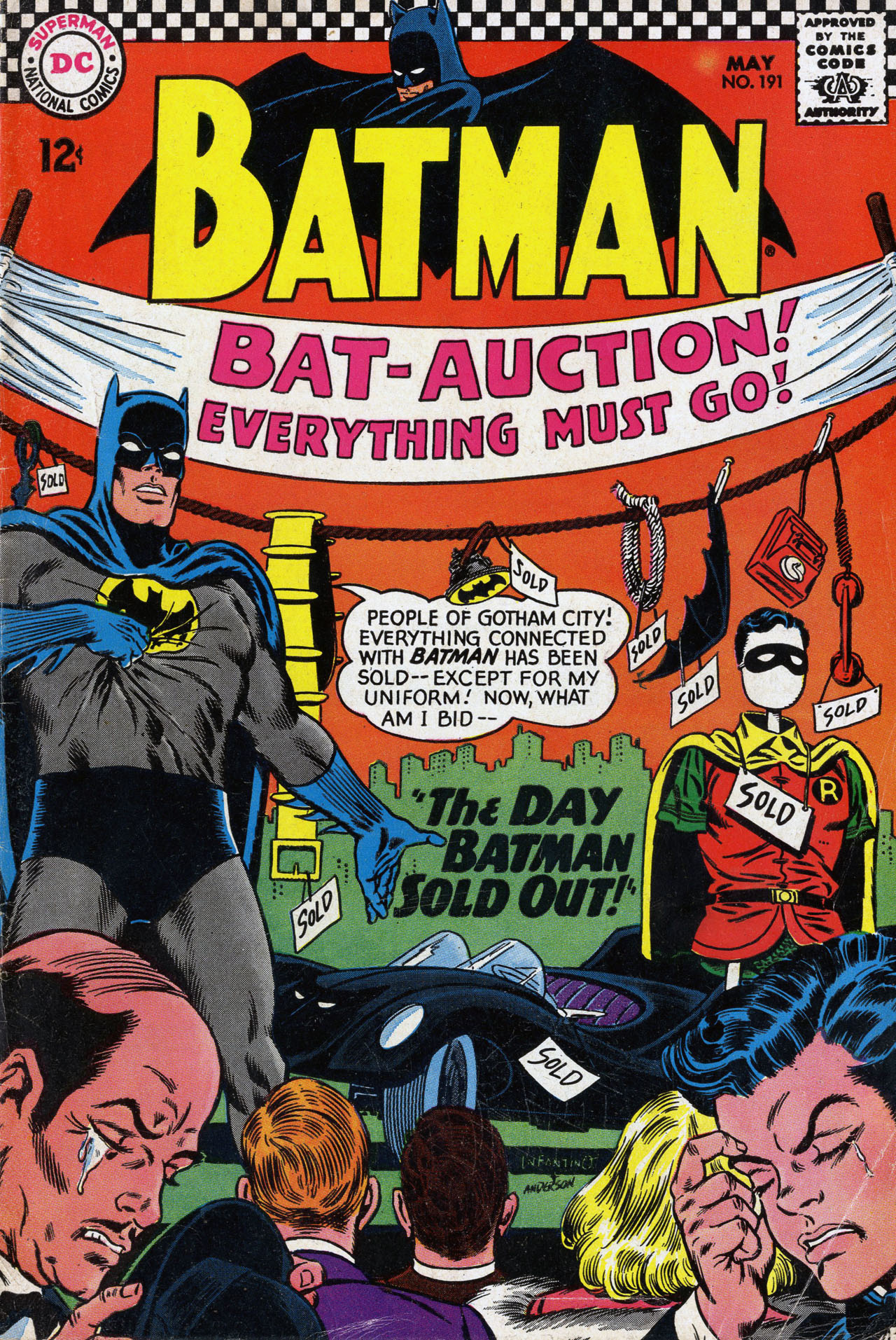 Read online Batman (1940) comic -  Issue #191 - 1