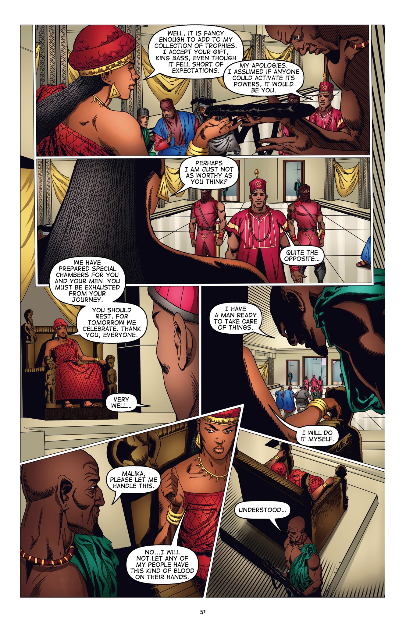 Read online Malika: Warrior Queen comic -  Issue # TPB 1 (Part 1) - 53