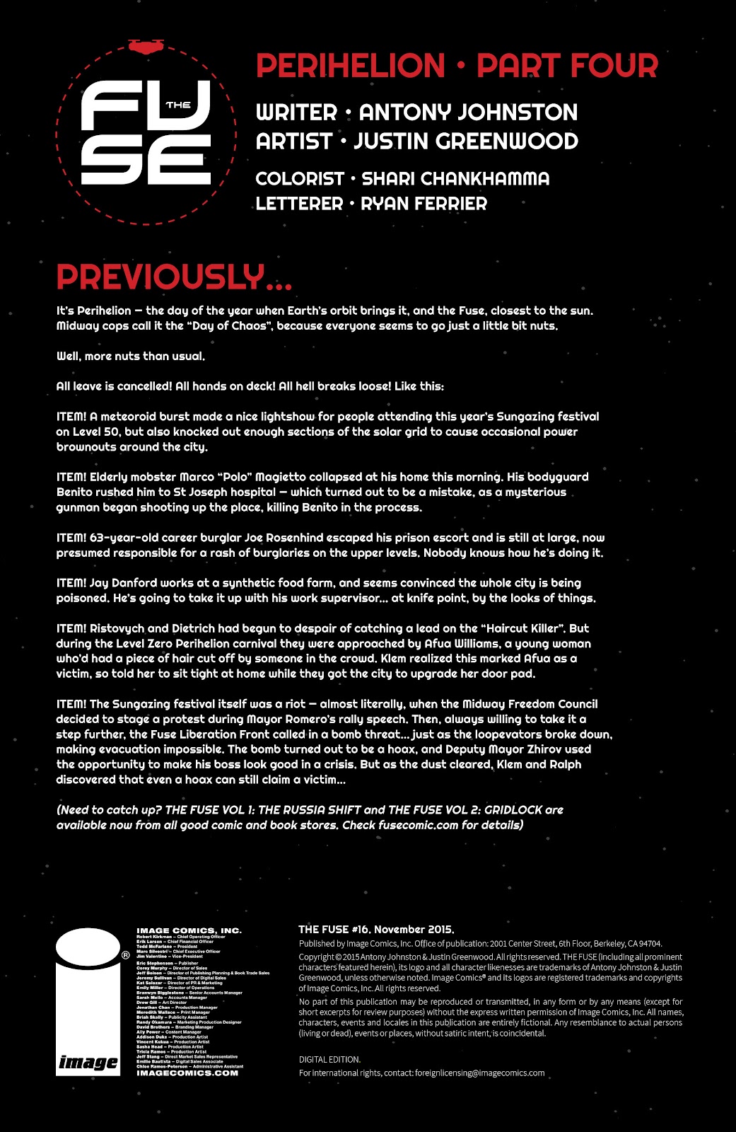 The Fuse issue 16 - Page 2