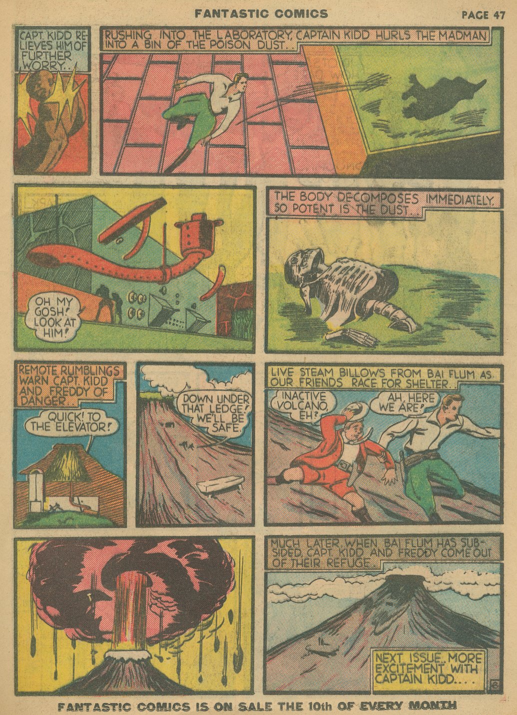 Read online Fantastic Comics comic -  Issue #8 - 49
