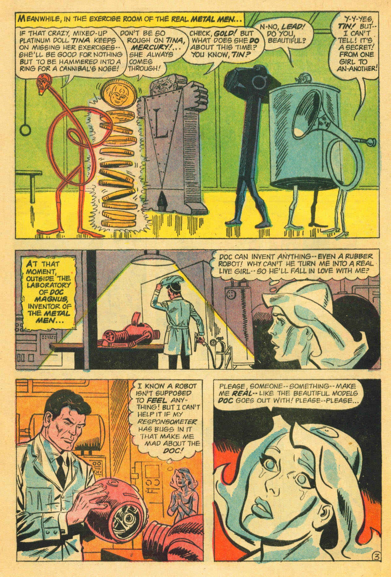 Read online Metal Men (1963) comic -  Issue #22 - 5