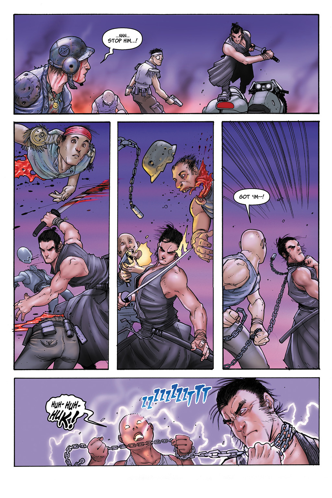 Read online Lone Wolf 2100 comic -  Issue # TPB 1 - 91