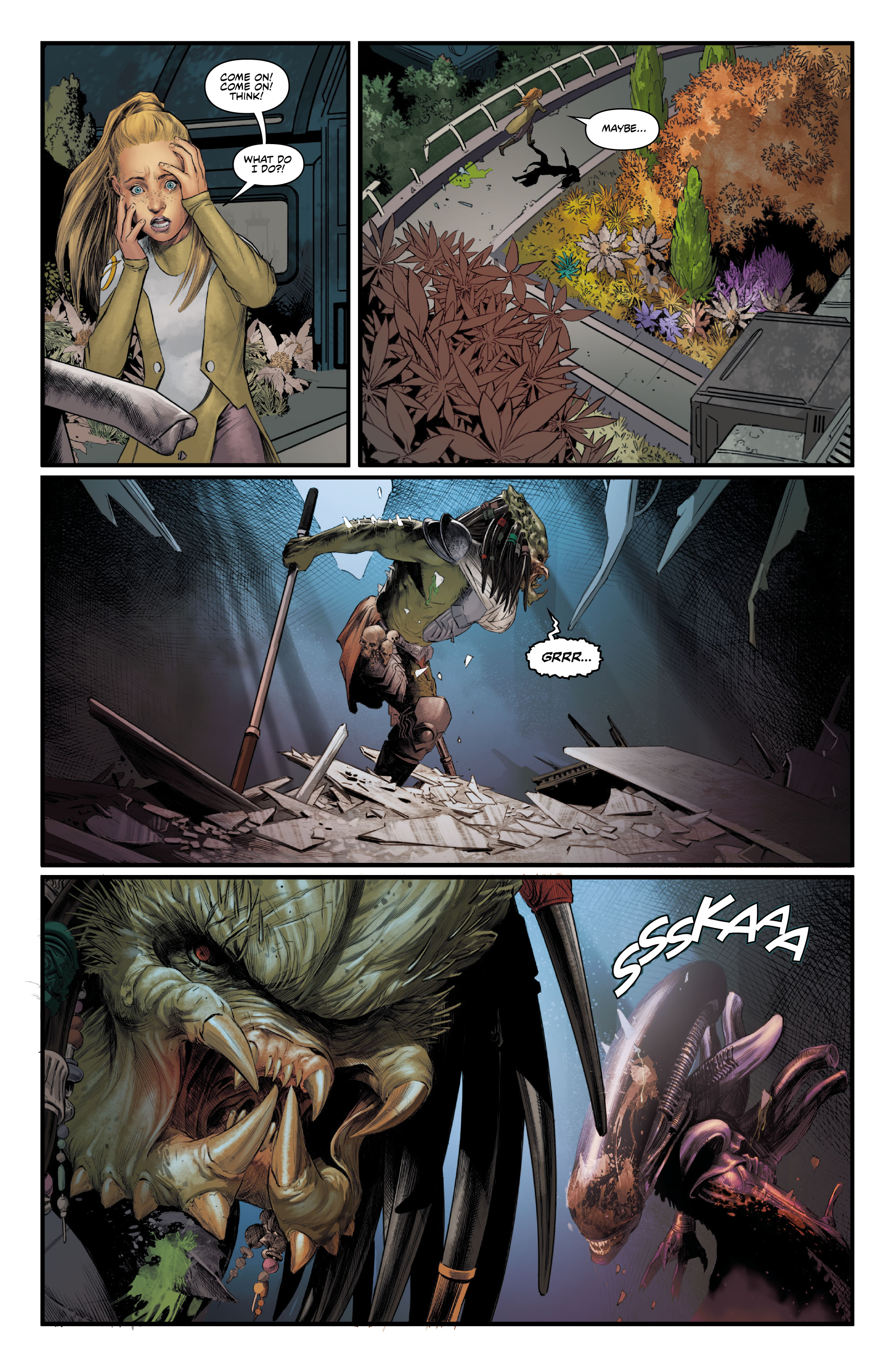Read online Alien vs. Predator: Thicker Than Blood comic -  Issue # _TPB - 76