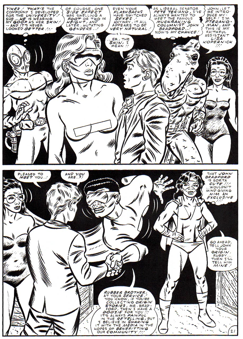 Read online Don Simpson's Bizarre Heroes comic -  Issue #3 - 23