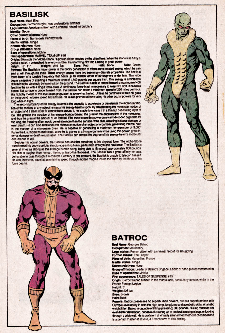 Read online The Official Handbook of the Marvel Universe comic -  Issue #2 - 5