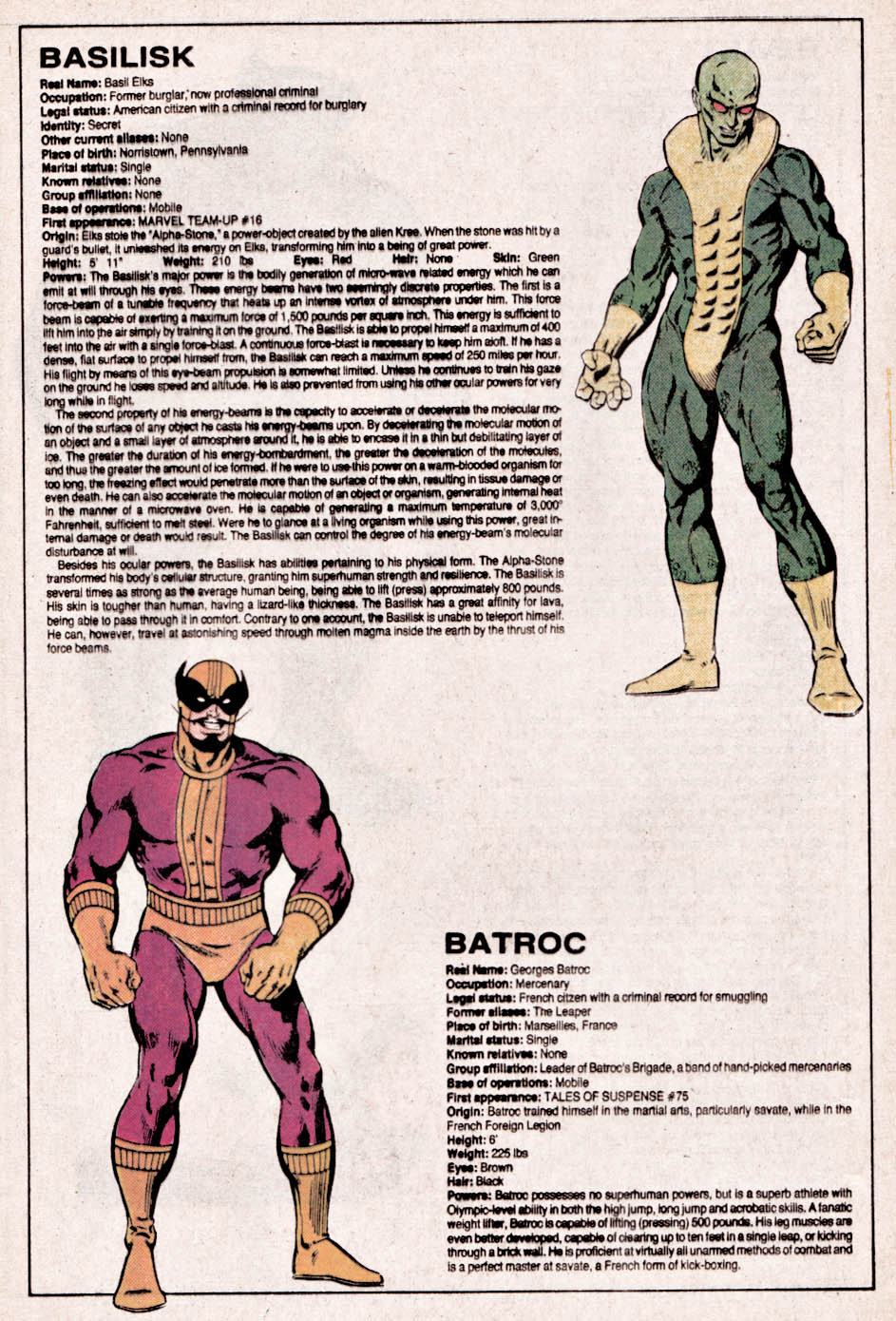 The Official Handbook of the Marvel Universe issue 2 - Page 5