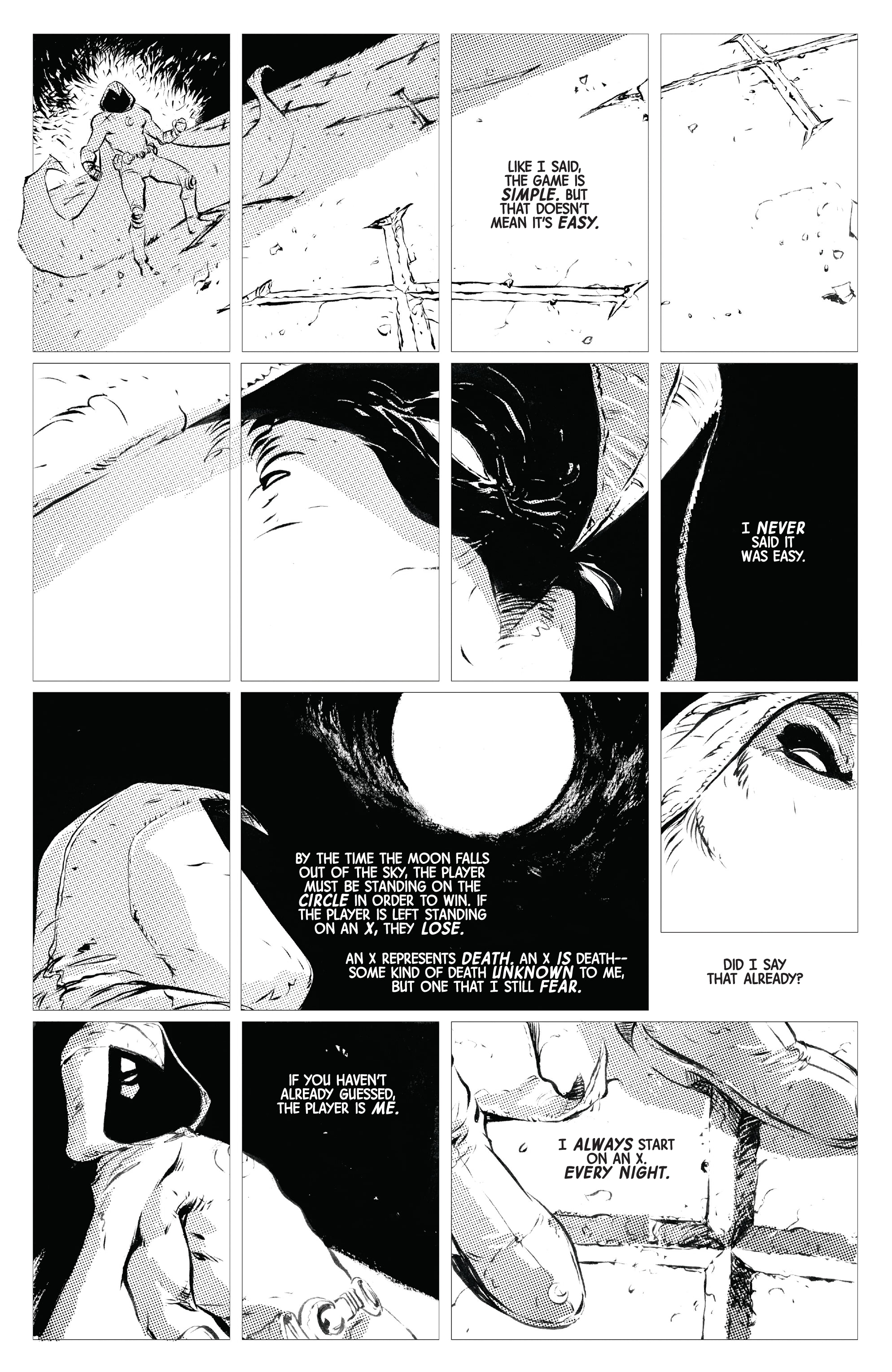 Read online Moon Knight: Black, White & Blood comic -  Issue #4 - 4