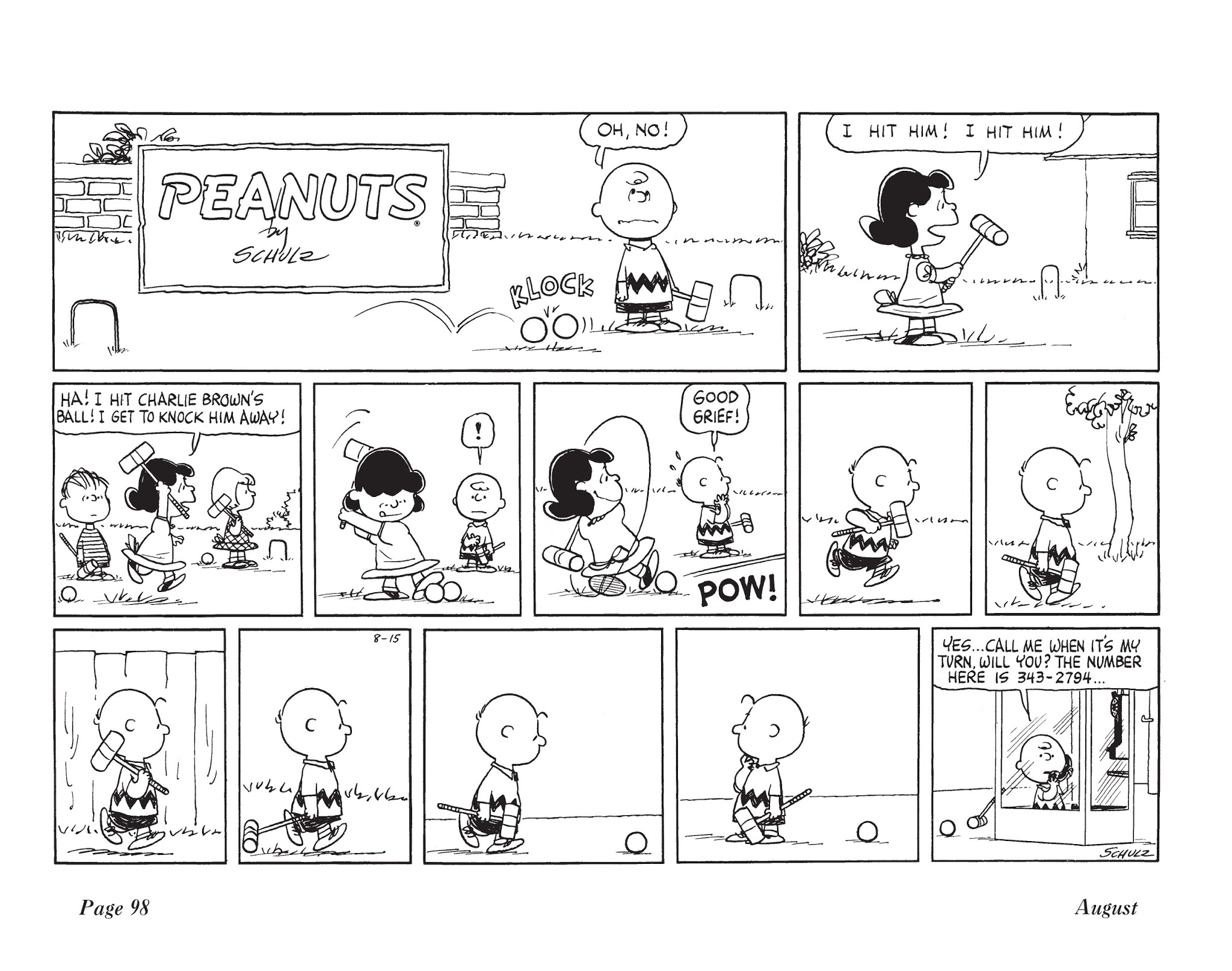 Read online The Complete Peanuts comic -  Issue # TPB 8 - 110
