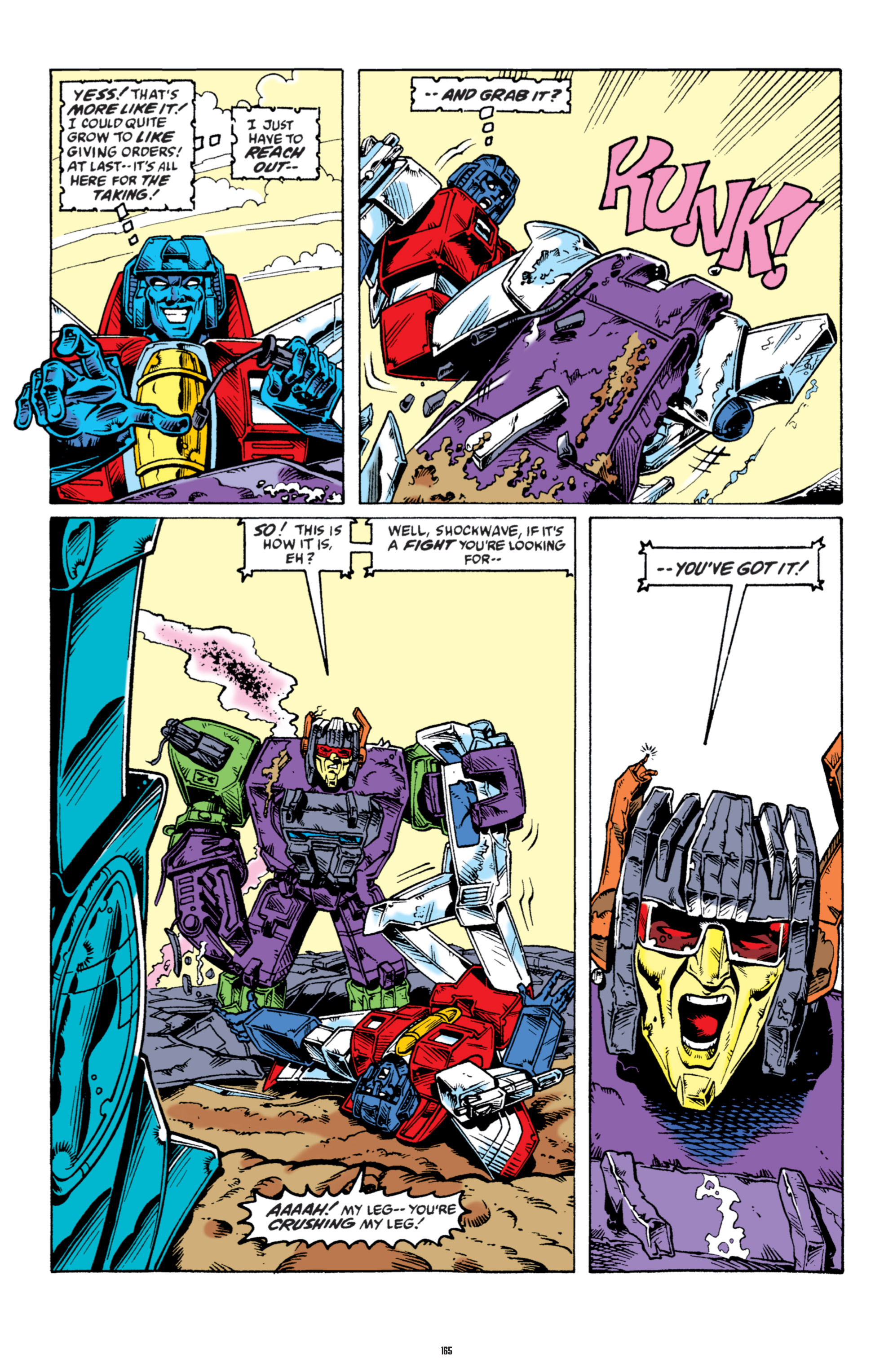 Read online The Transformers Classics comic -  Issue # TPB 6 - 165