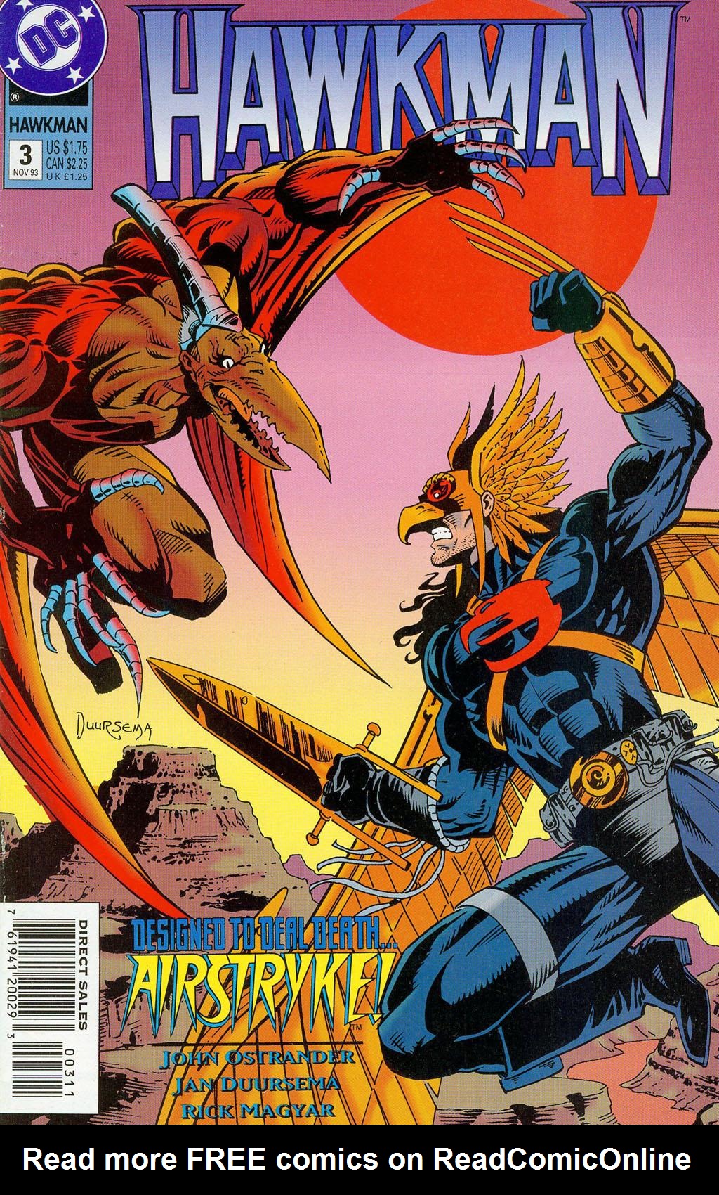 Read online Hawkman (1993) comic -  Issue #3 - 1